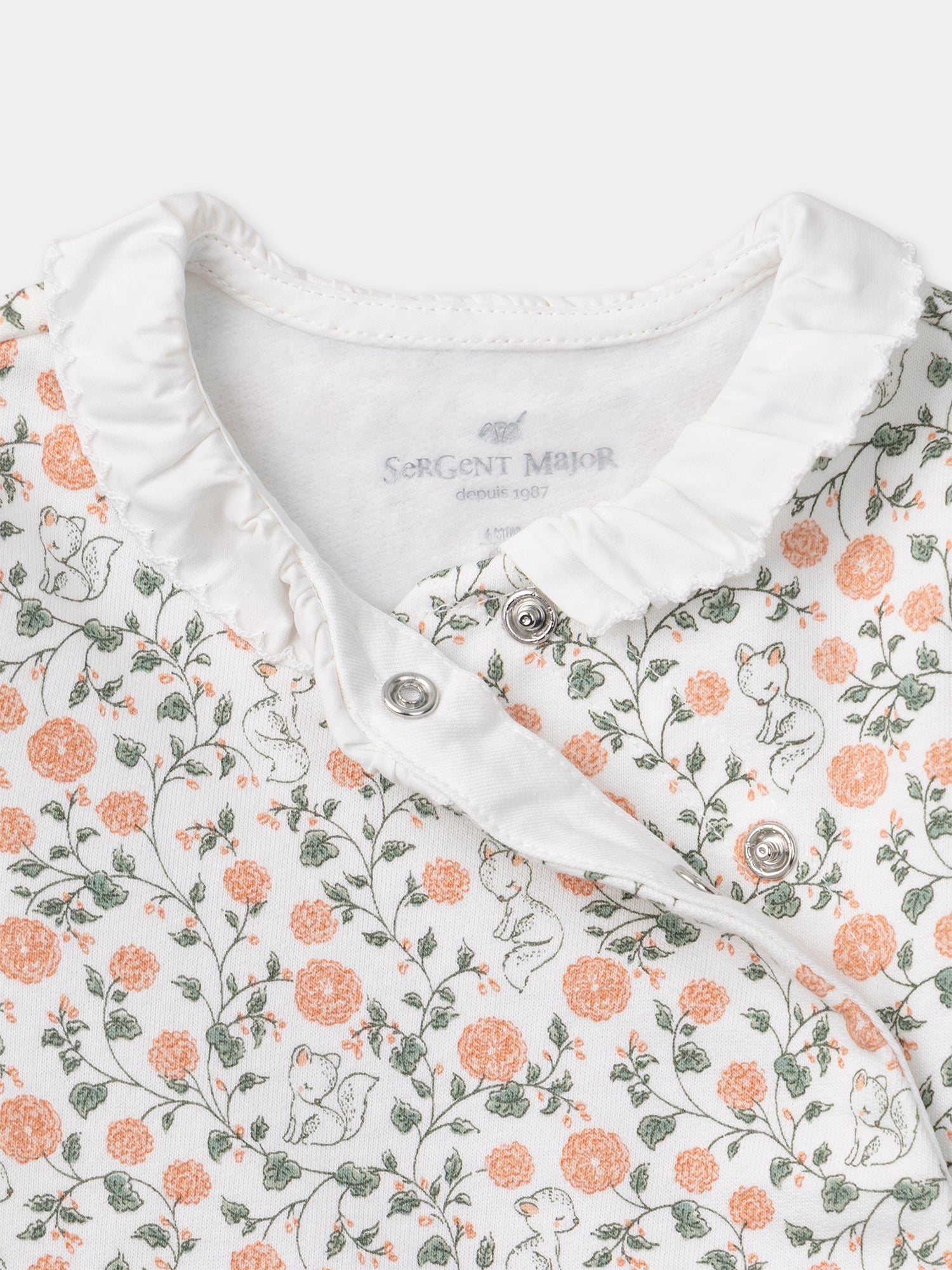 Floral Print Sweat Set + Leggings + Socks for Baby Girls