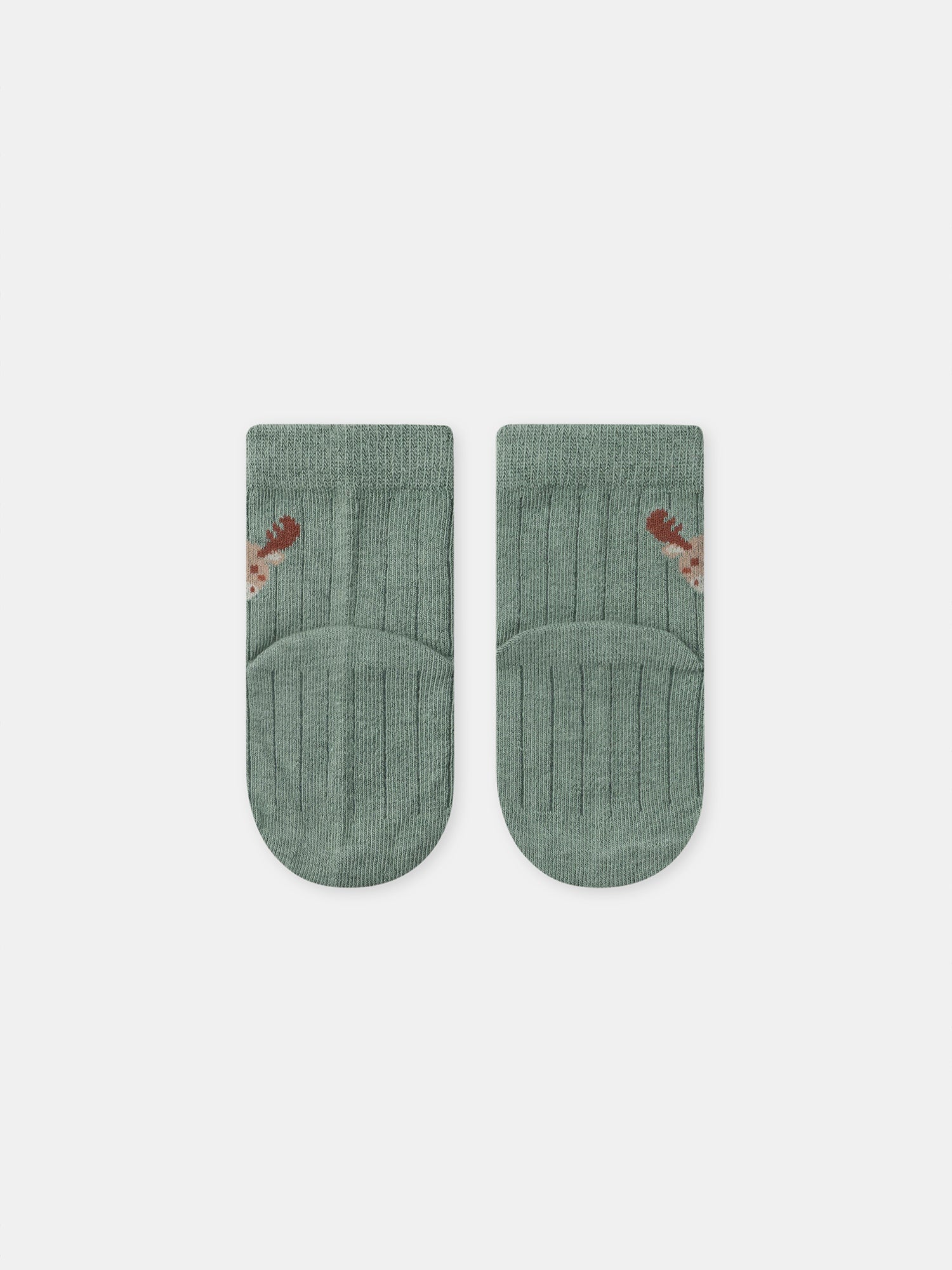 Green Striped Jumpsuit + Body + Socks for Newborn Boy