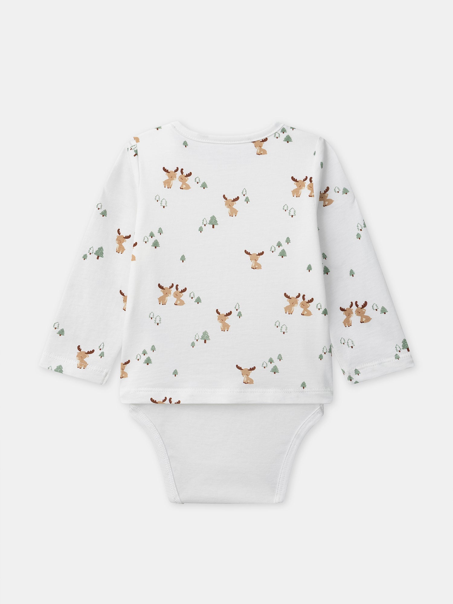 Boy's Birth Set with Printed T-Shirt + Vest + Pants