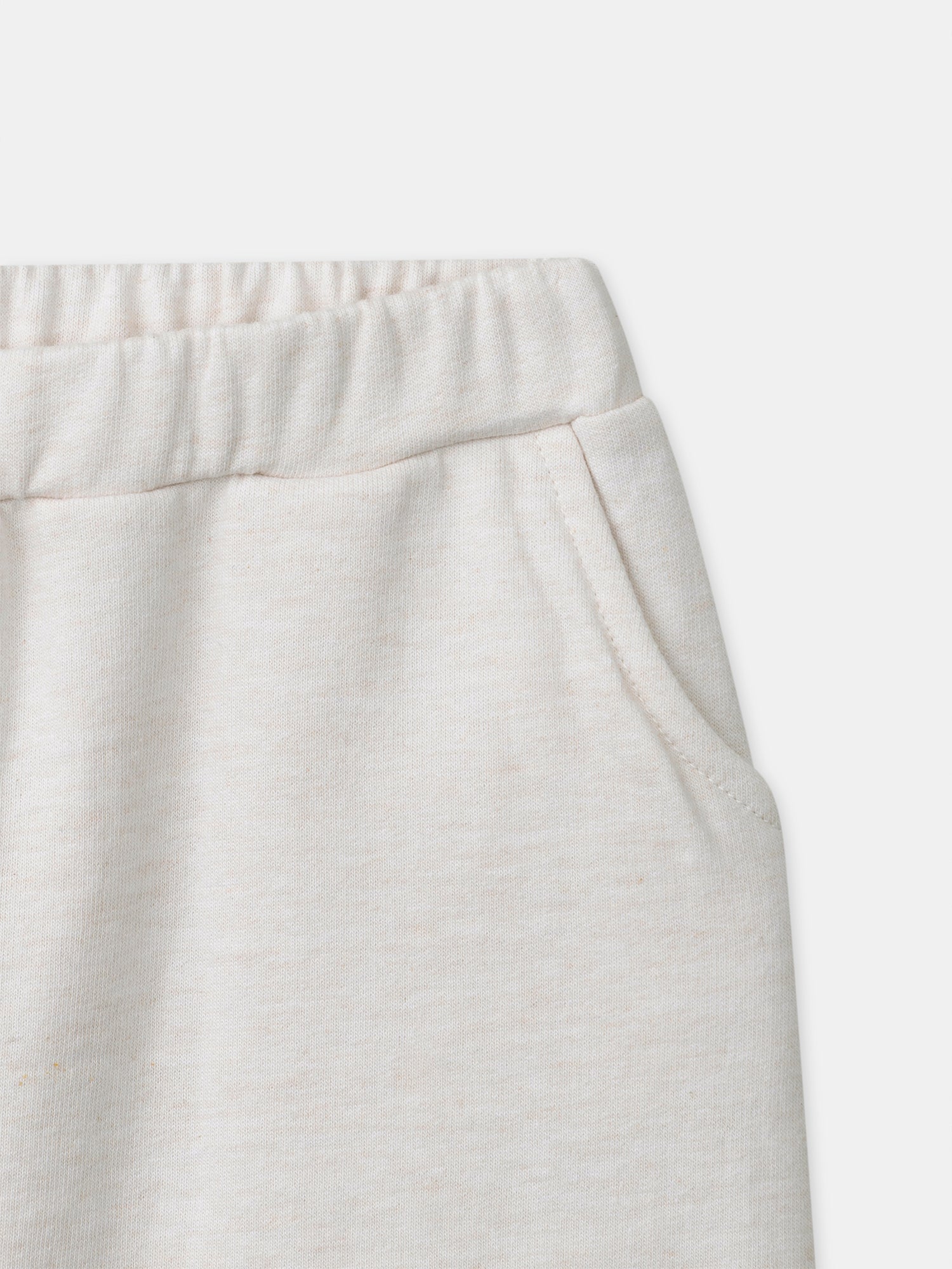 White Sweatshirt + Pants + Socks Outfit for Newborn Unisex