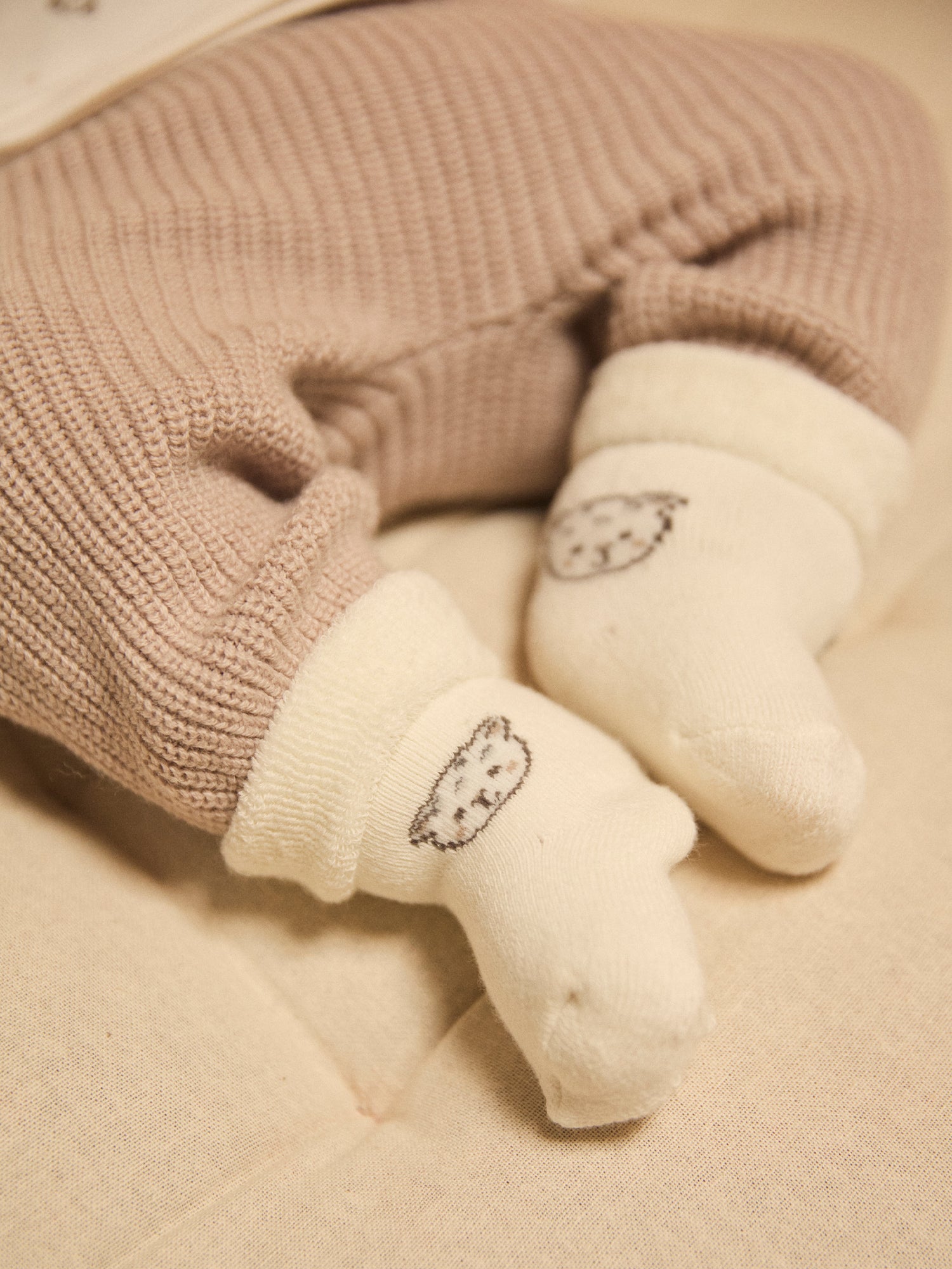 Mixed Birth Set with Printed Bra + Pants + Socks