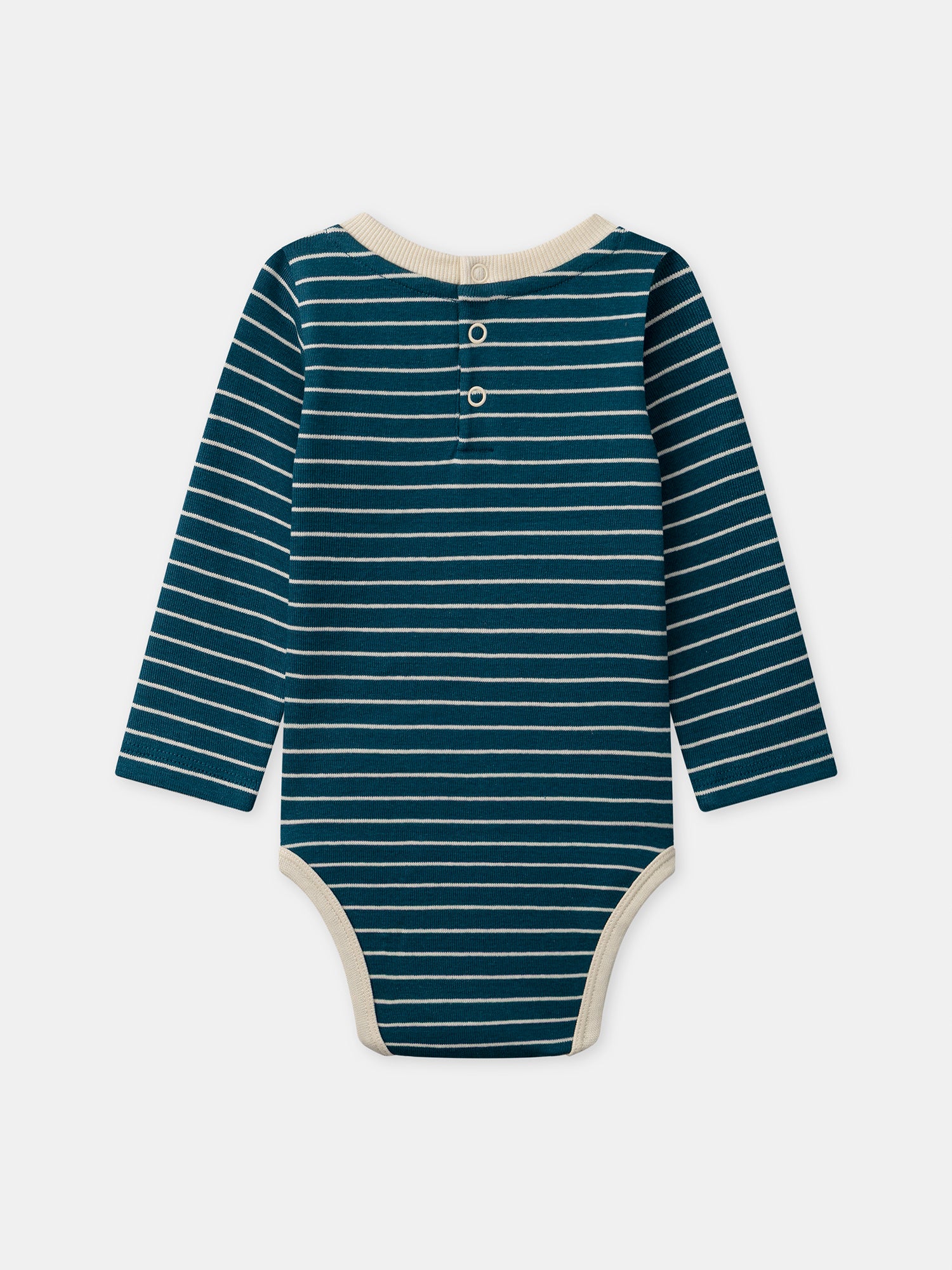 Body with blue stripes for baby boy