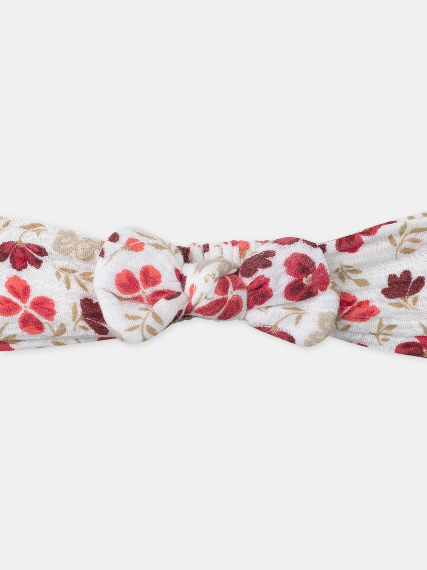 Floral Print Headband Baby Girl