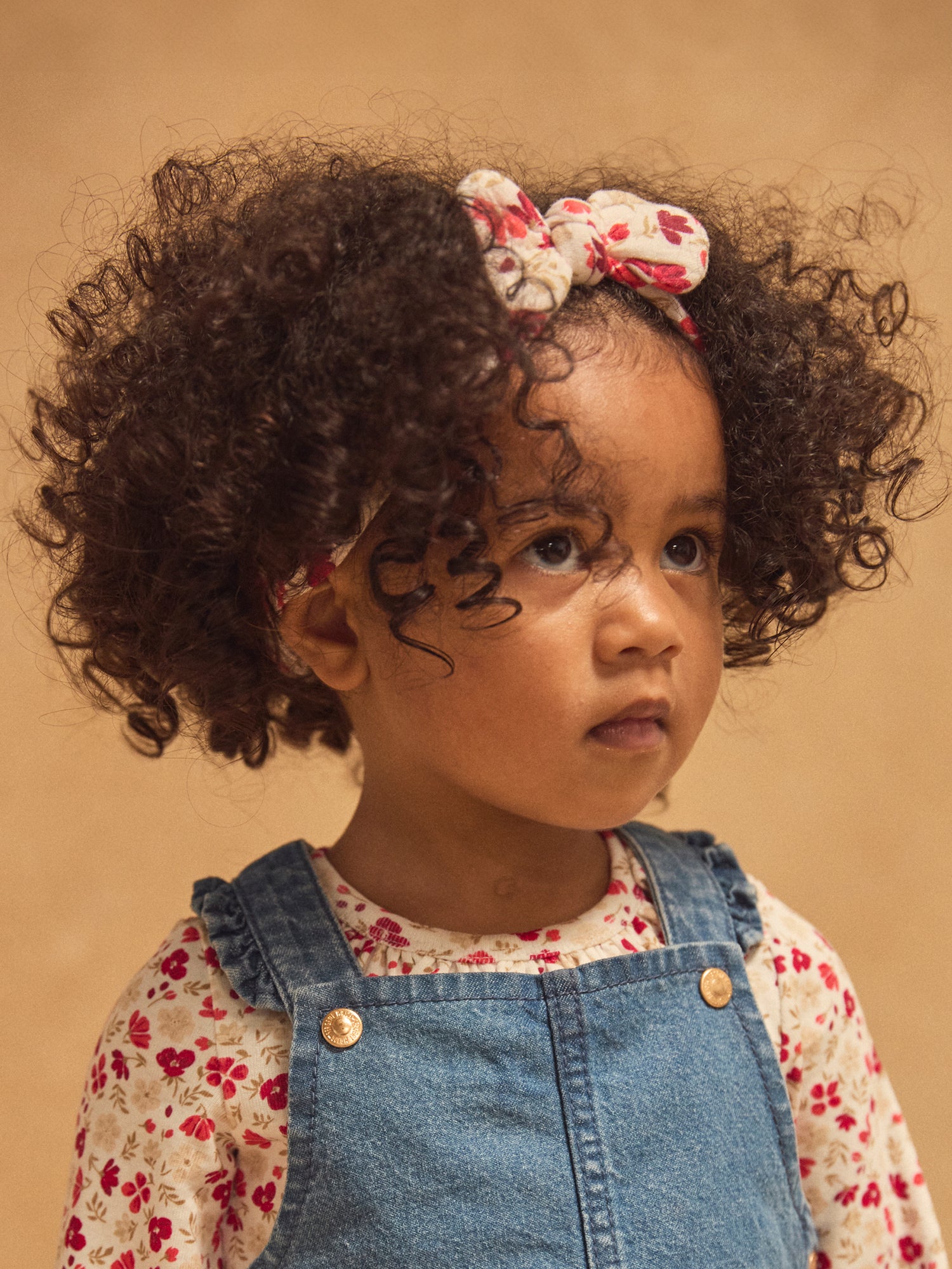 Floral Print Headband Baby Girl