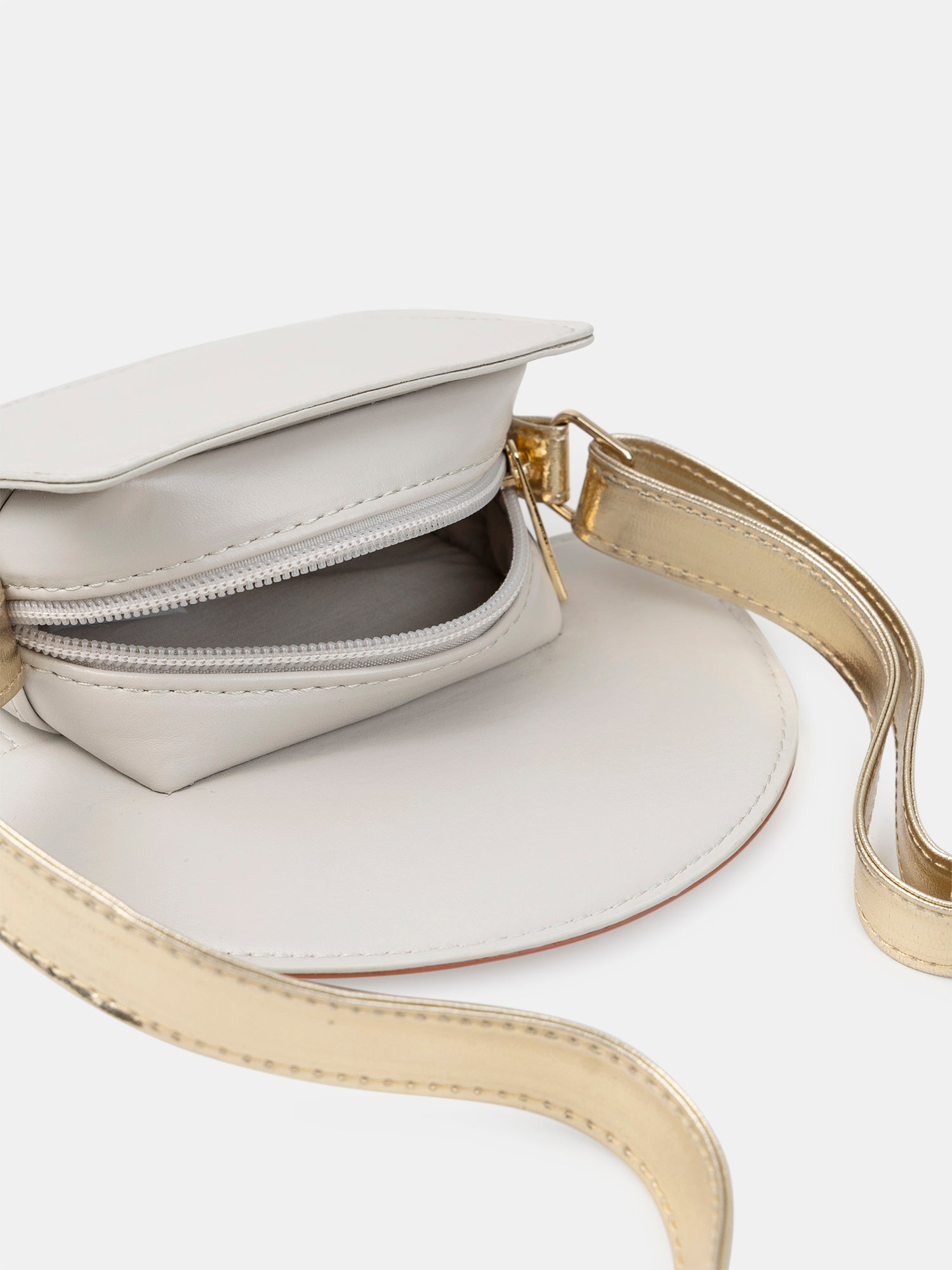 Tricolor Mushroom Bag with Shoulder Strap for Girls