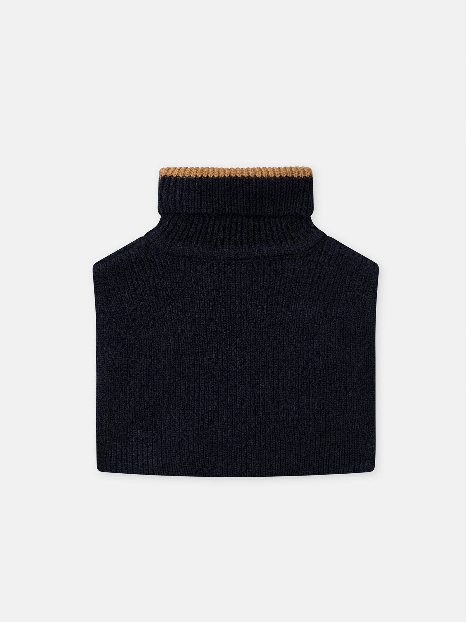 Dark blue neck gaiter for boys