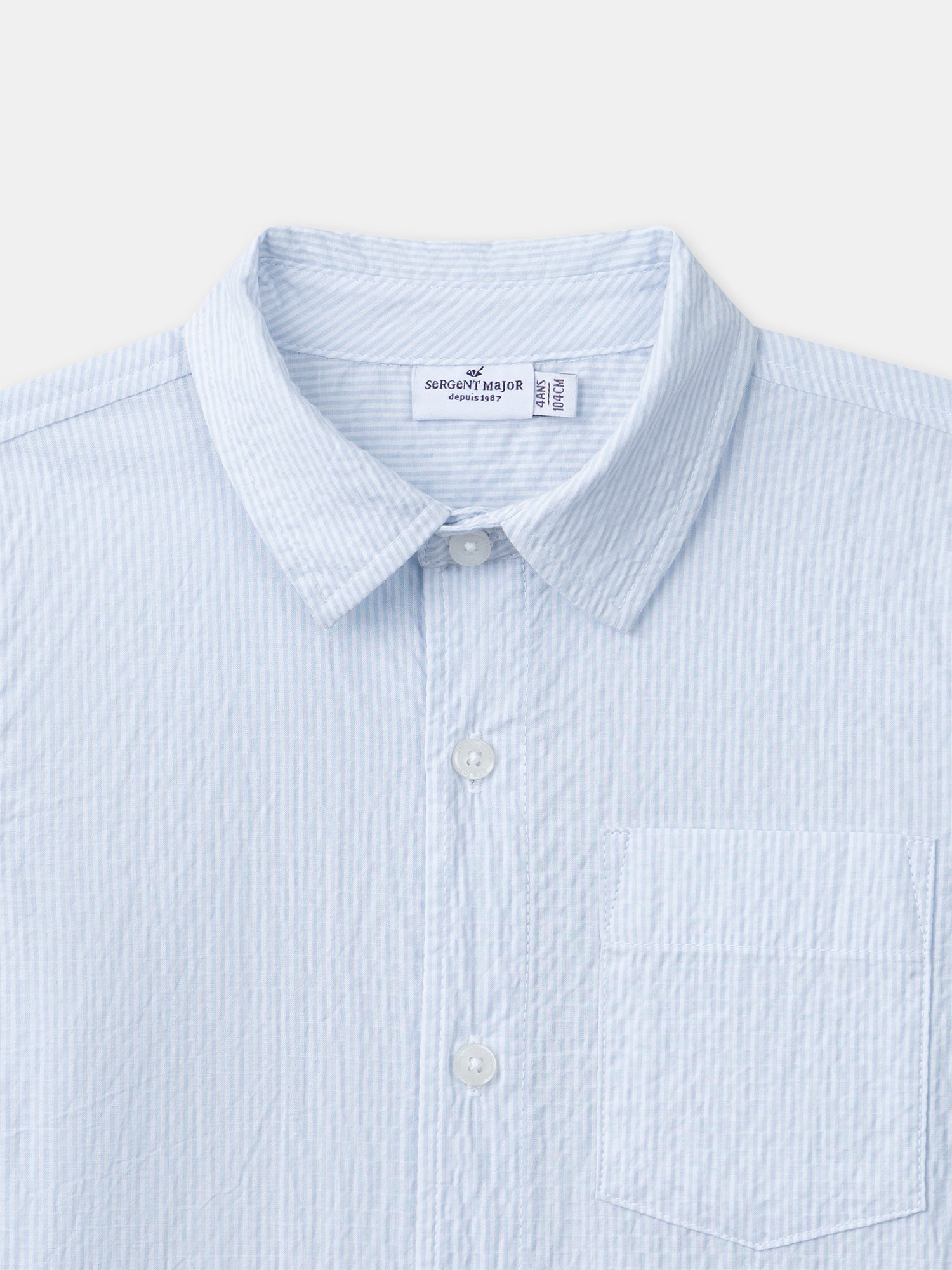 Blue Striped Boy’s Shirt