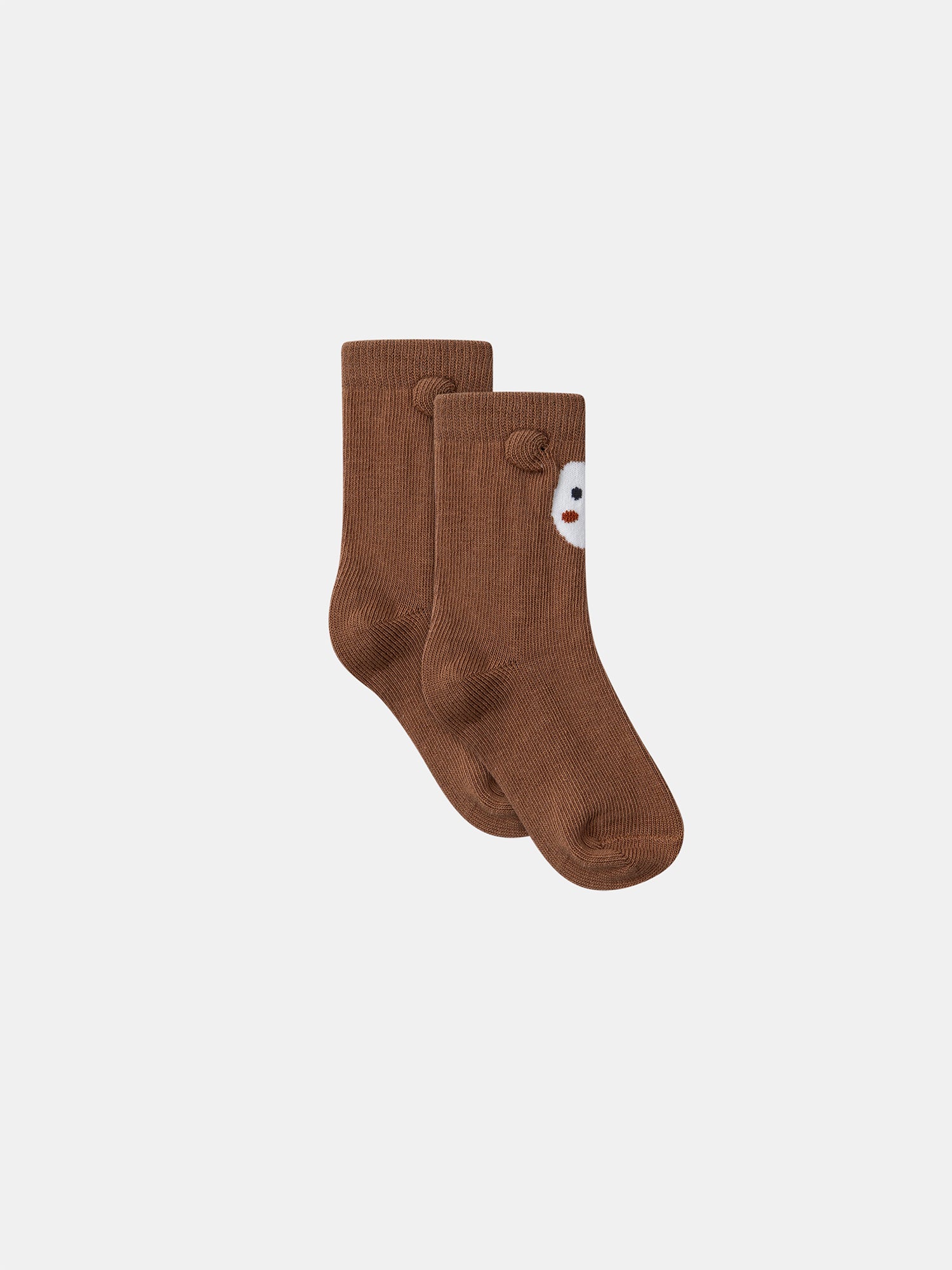Brown monkey socks Baby Boy