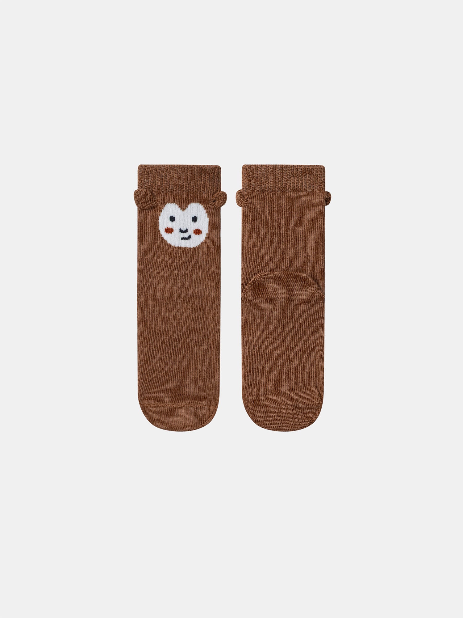 Brown monkey socks Baby Boy