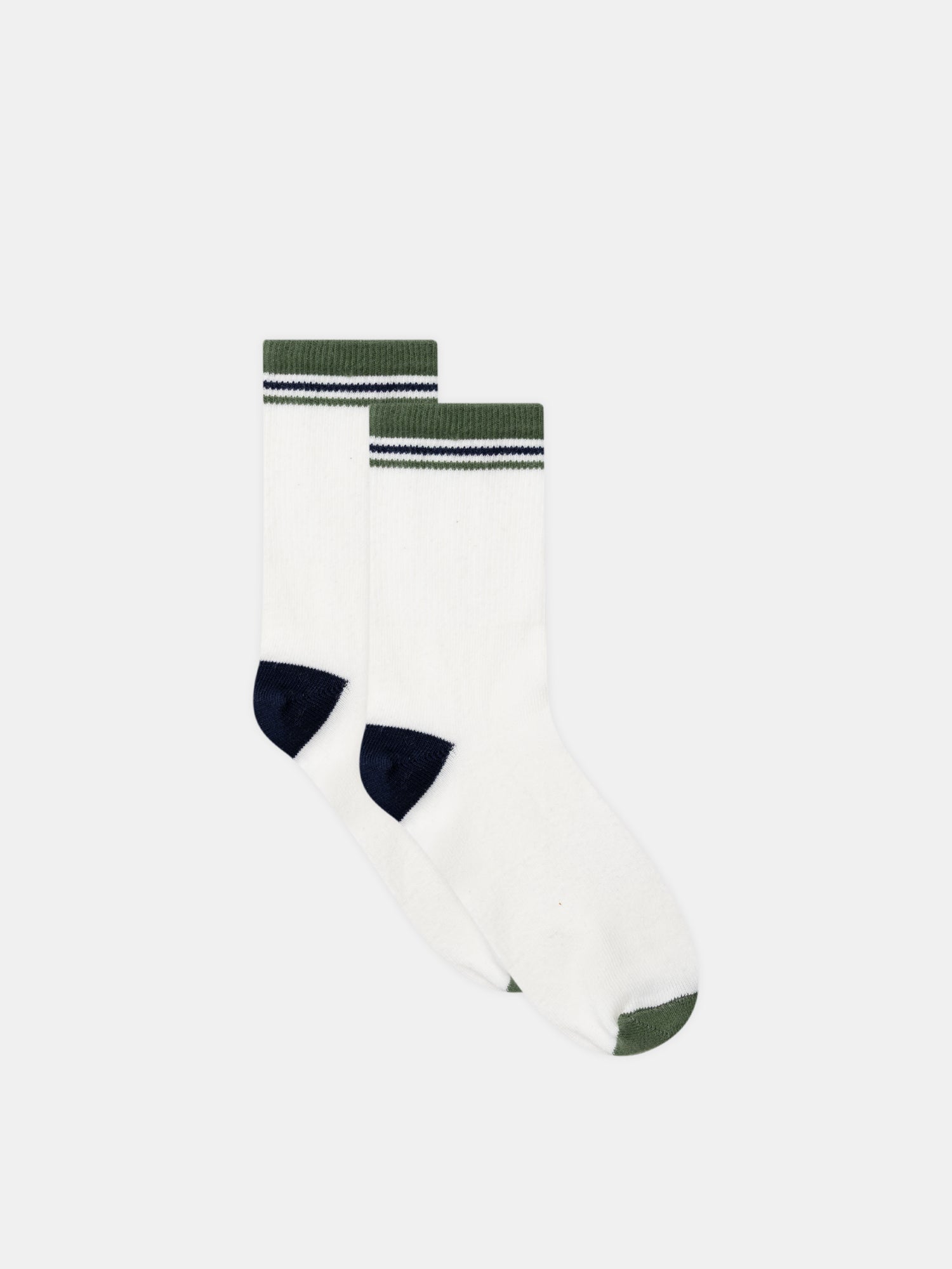 Set of 5 pairs of striped or plain socks for Boys