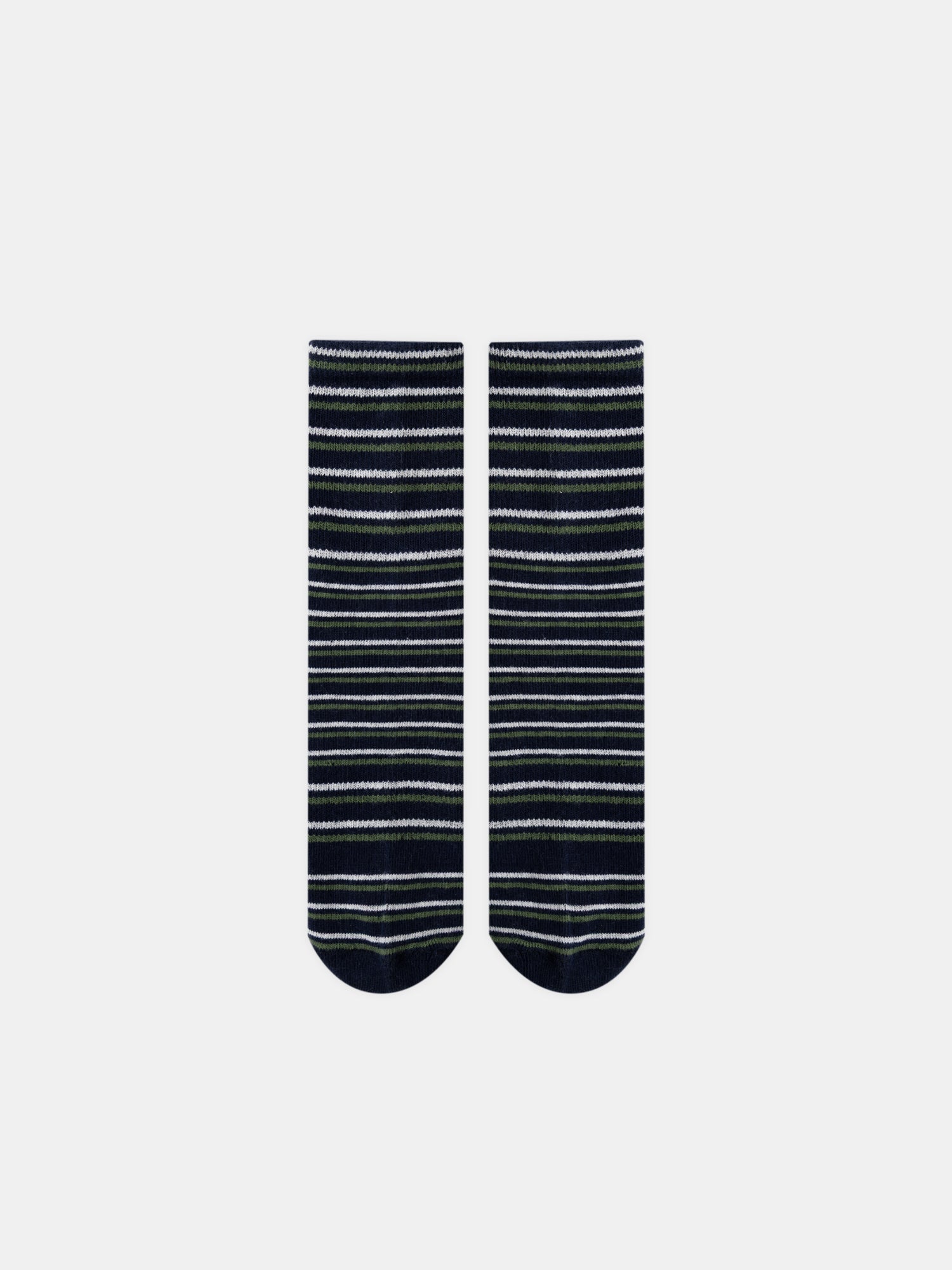 Set of 5 pairs of striped or plain socks for Boys
