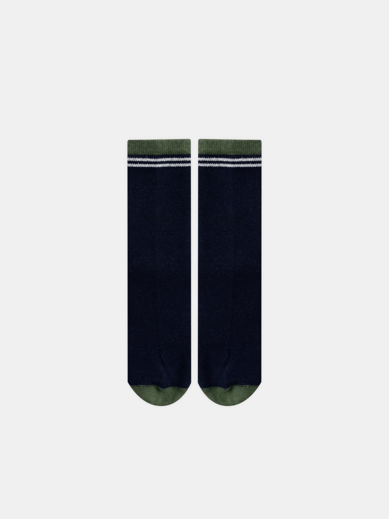 Set of 5 pairs of striped or plain socks for Boys