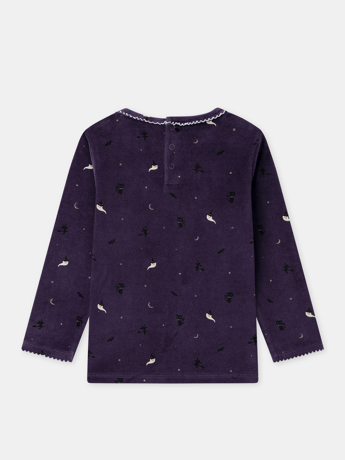 Purple Halloween Pyjamas + Bat Wings for Girls