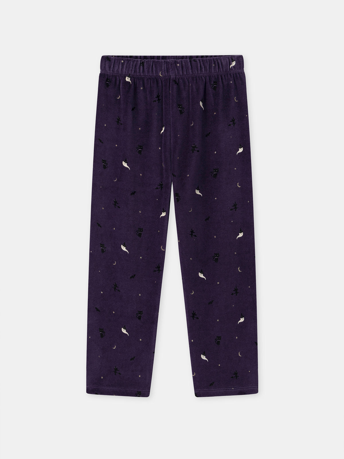 Purple Halloween Pyjamas + Bat Wings for Girls