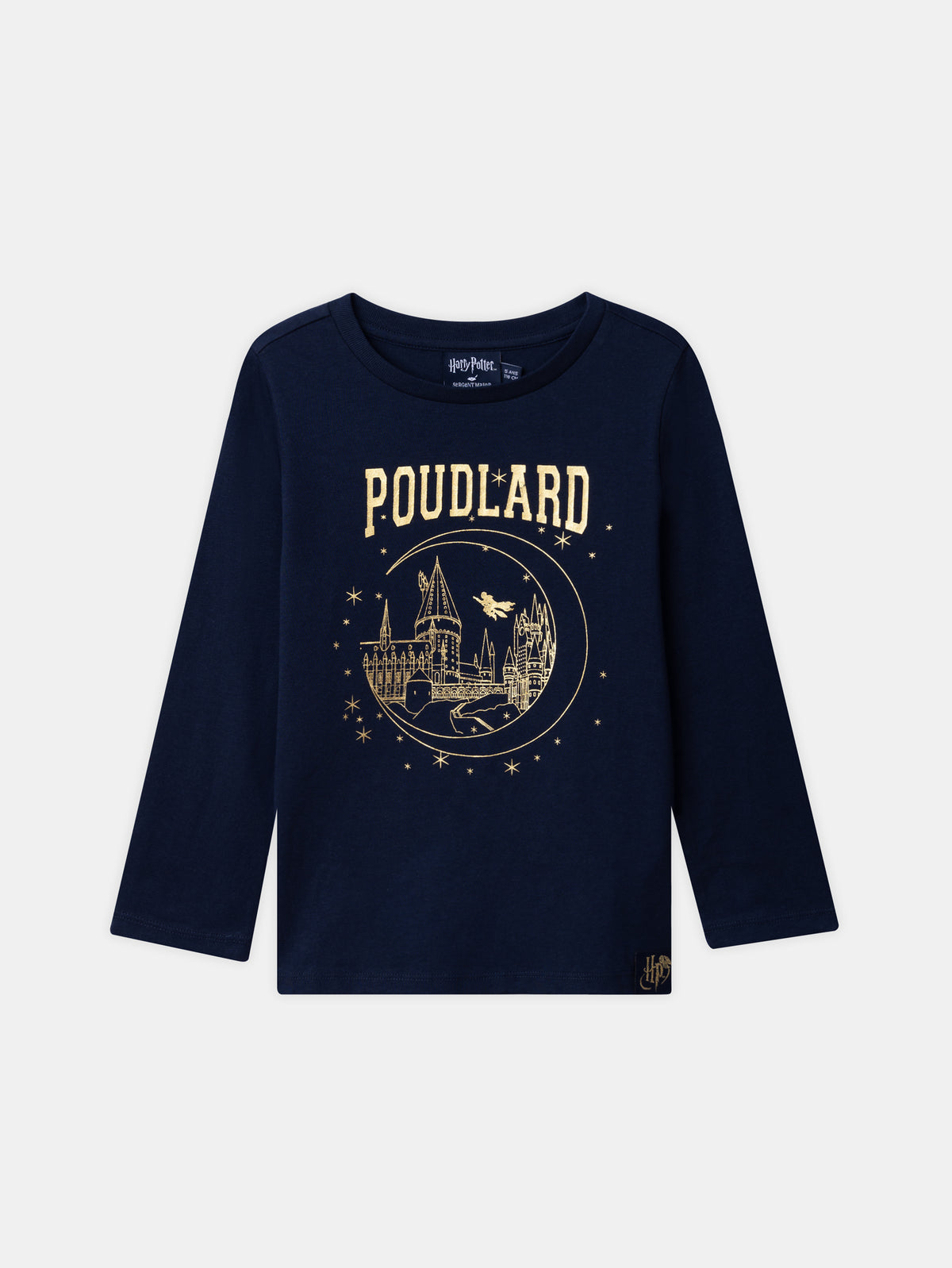 Harry Potter Navy Blue Pyjamas printed "Hogwarts" Girl