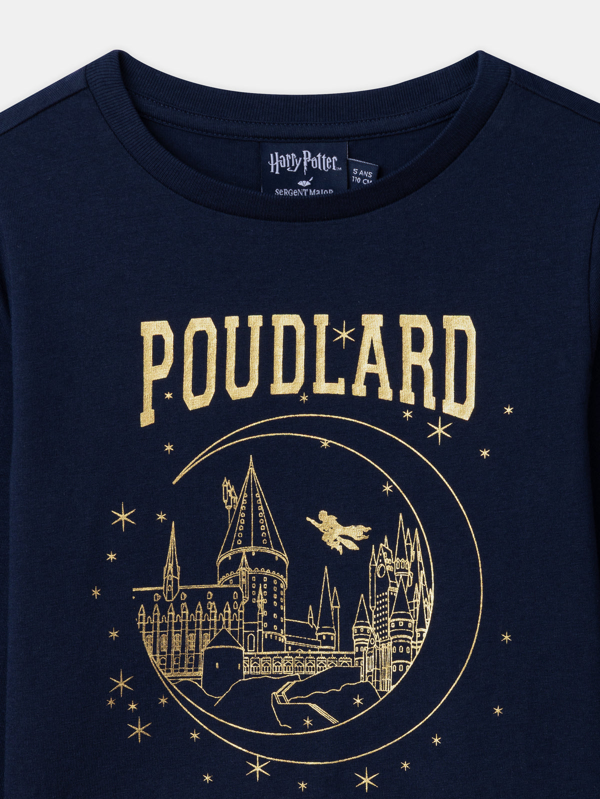 Harry Potter Navy Blue Pyjamas printed "Hogwarts" Girl