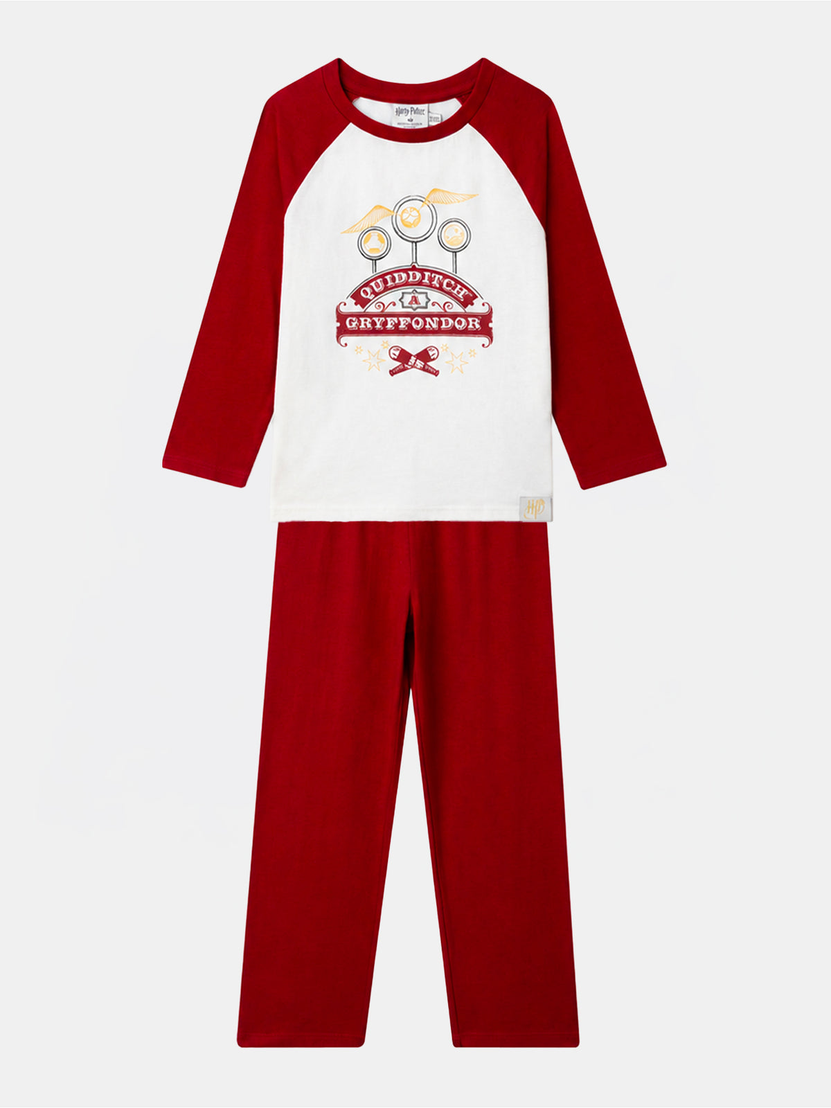 Harry Potter Burgundy and Cream Pyjamas printed "Gryffindor" Boy