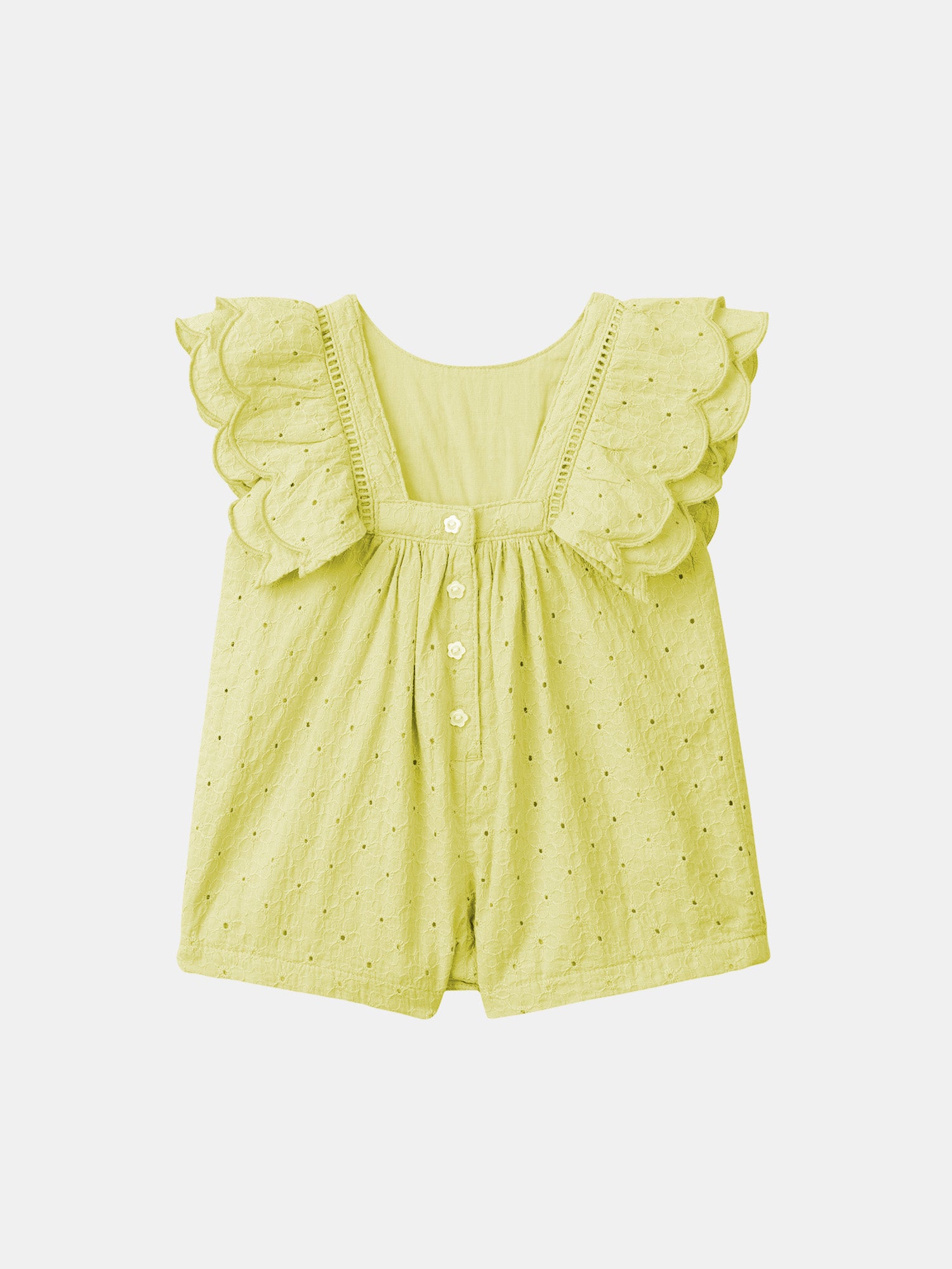 Baby Girl Yellow Jumpsuit