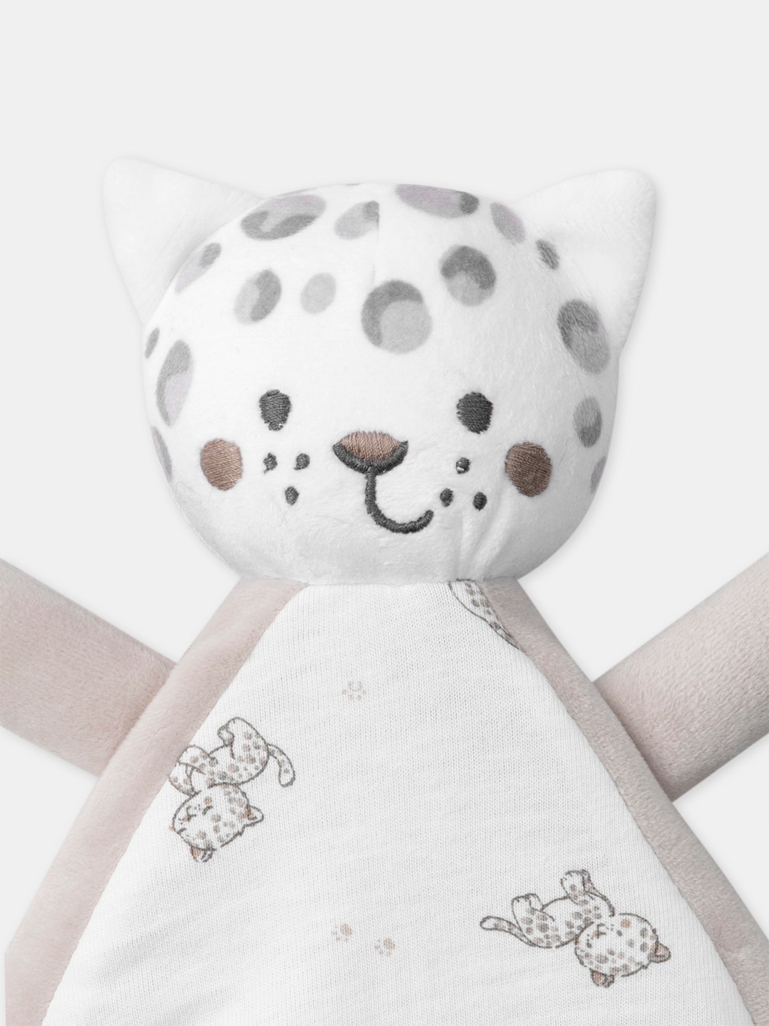 Gray Snow Leopard Comforter Unisex