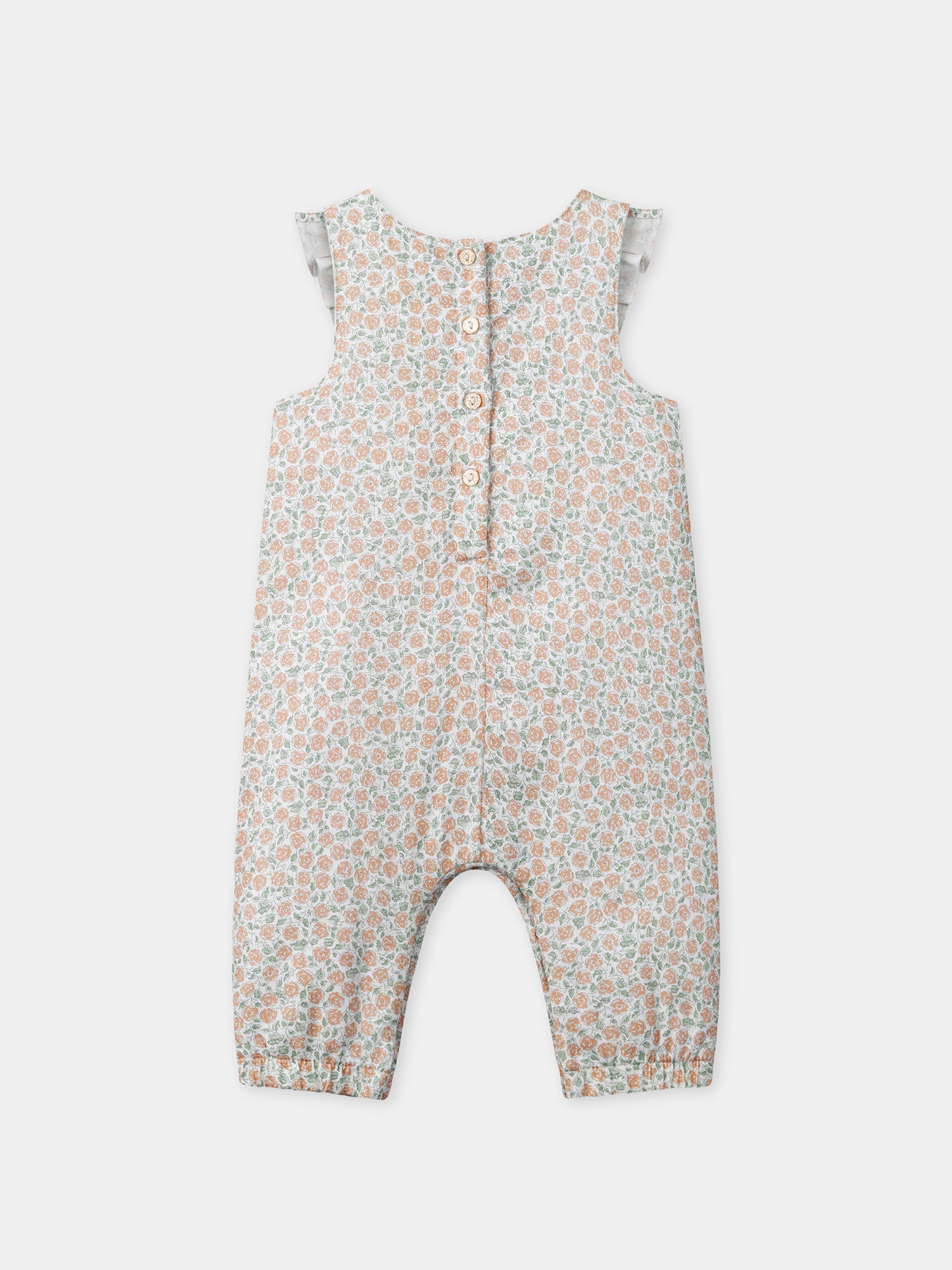 Flower Printed Outfit + Body + Headband for Newborn Girl