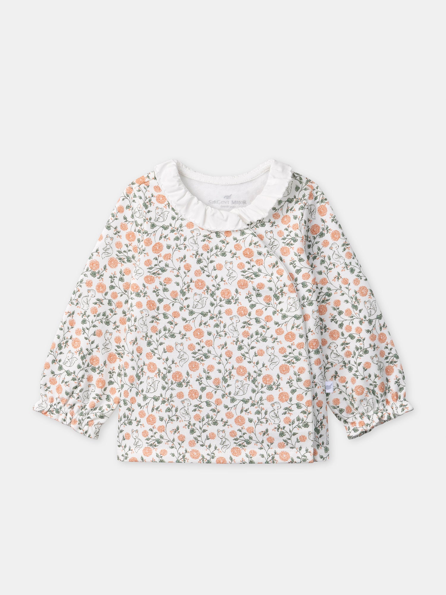 Floral Print Sweat Set + Leggings + Socks for Baby Girls