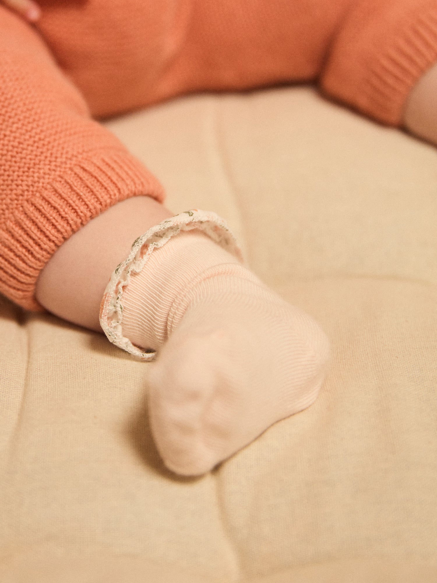 Floral Print Sweat Set + Leggings + Socks for Baby Girls