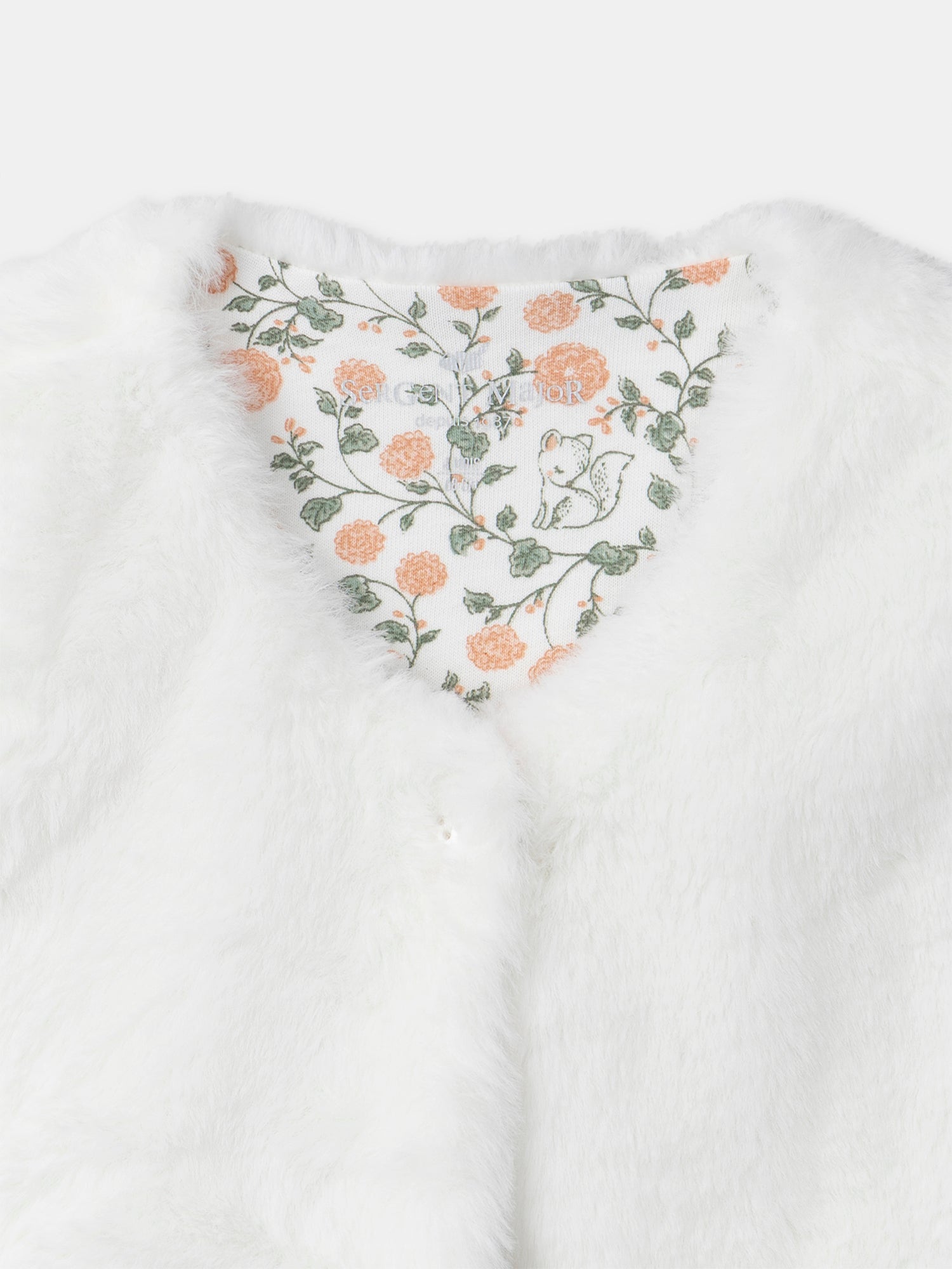 Floral Print Dress + Vest + Tights for Baby Girls