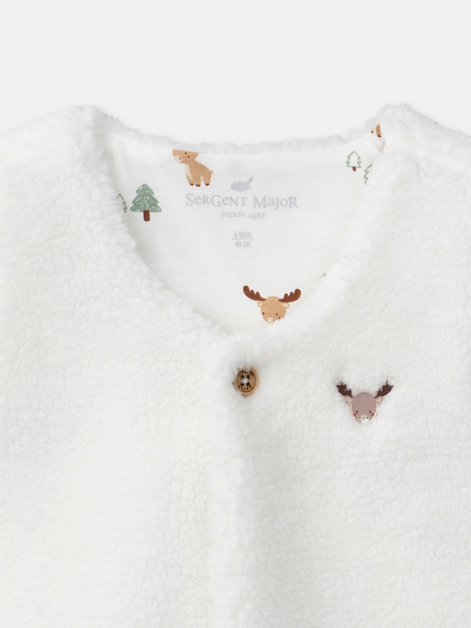 Boy's Birth Set with Printed T-Shirt + Vest + Pants