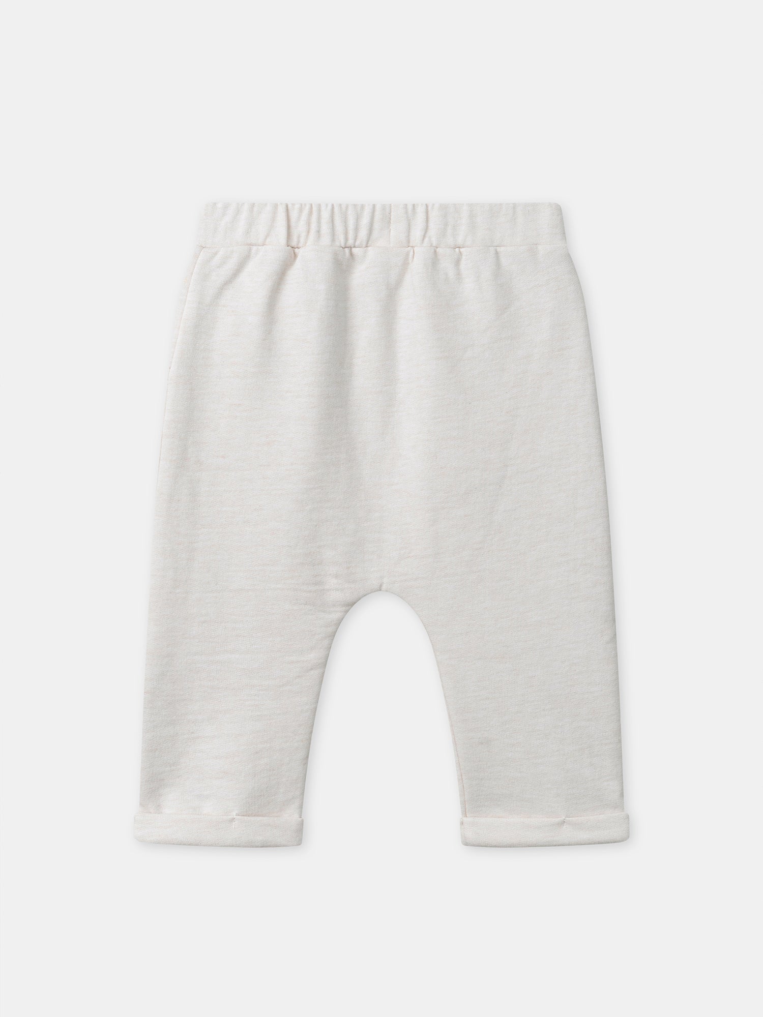 White Sweatshirt + Pants + Socks Outfit for Newborn Unisex