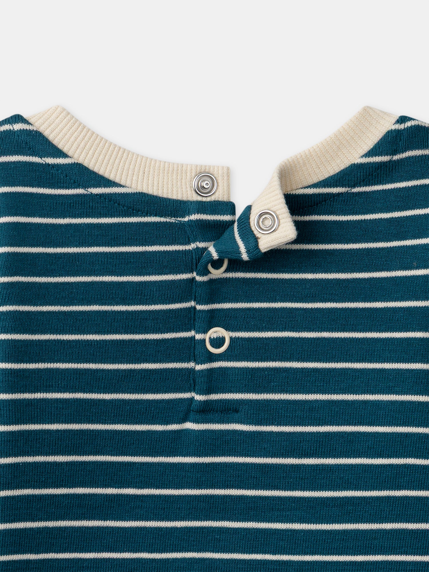 Body with blue stripes for baby boy