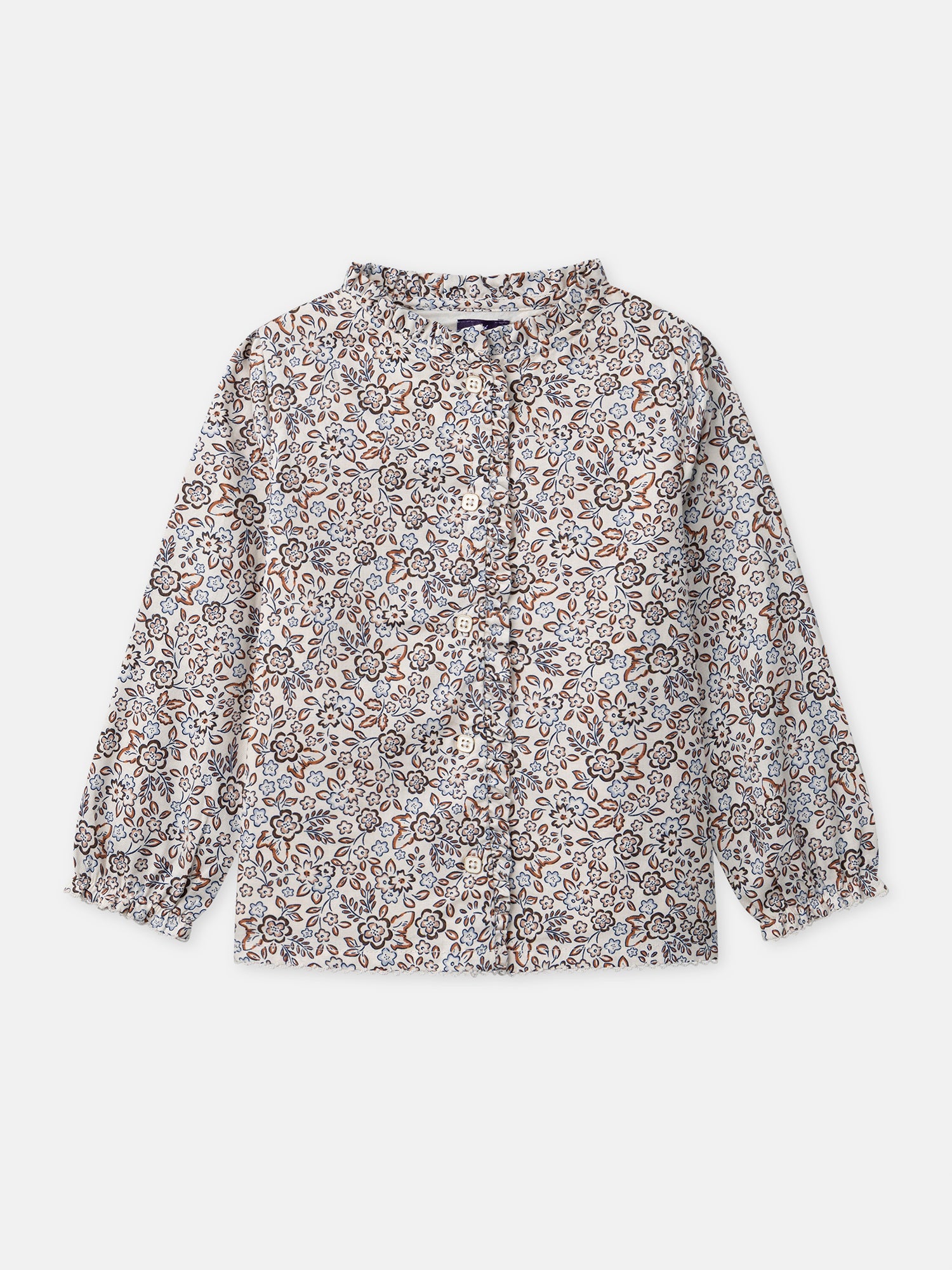 Floral Printed Blouse for Girls