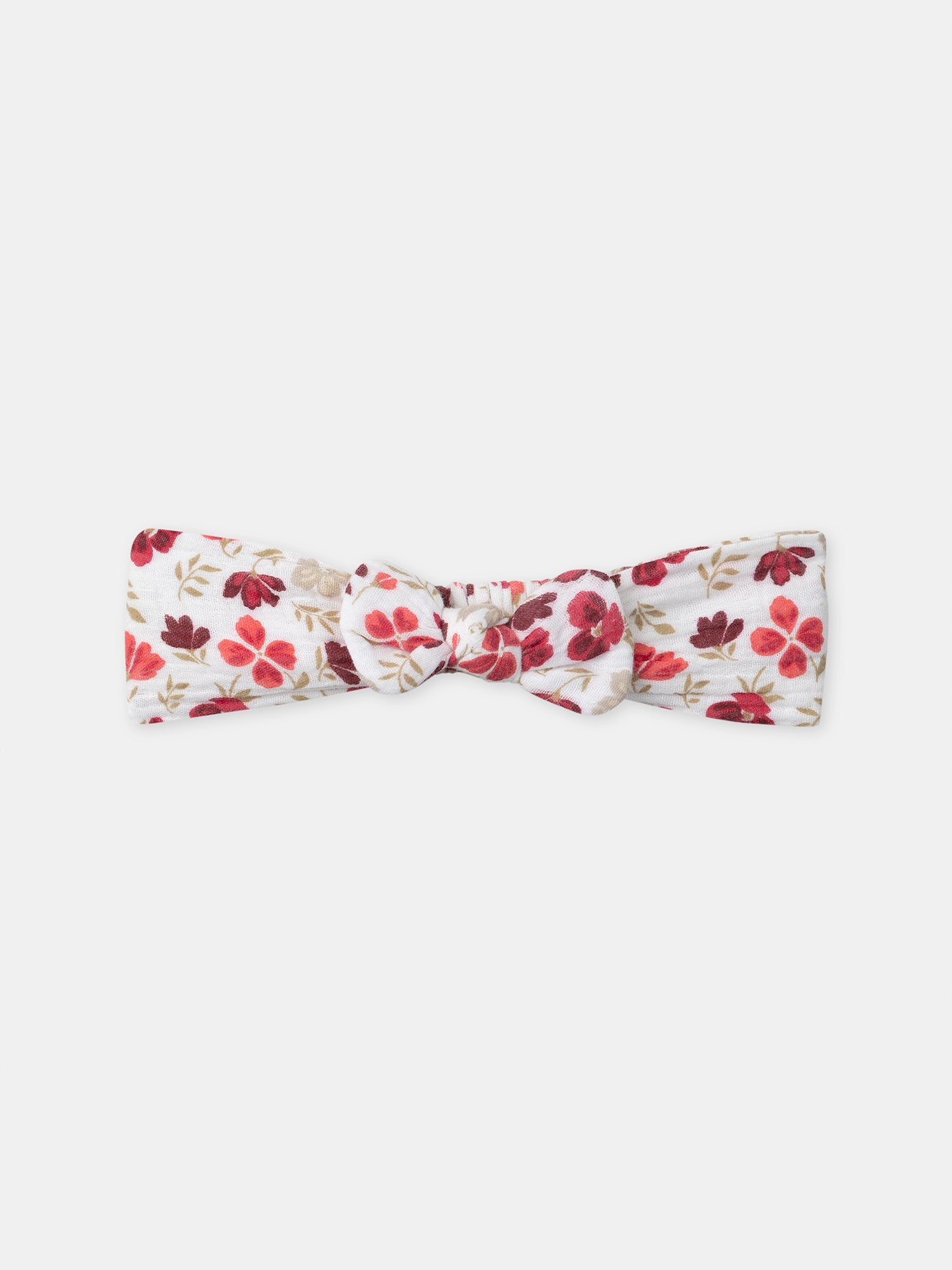 Floral Print Headband Baby Girl