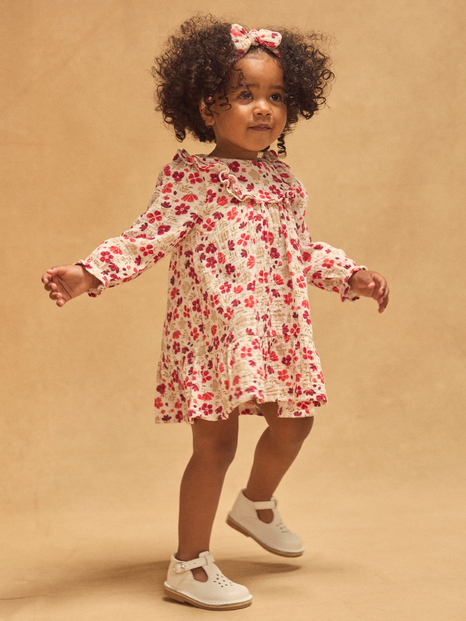 Floral Print Headband Baby Girl