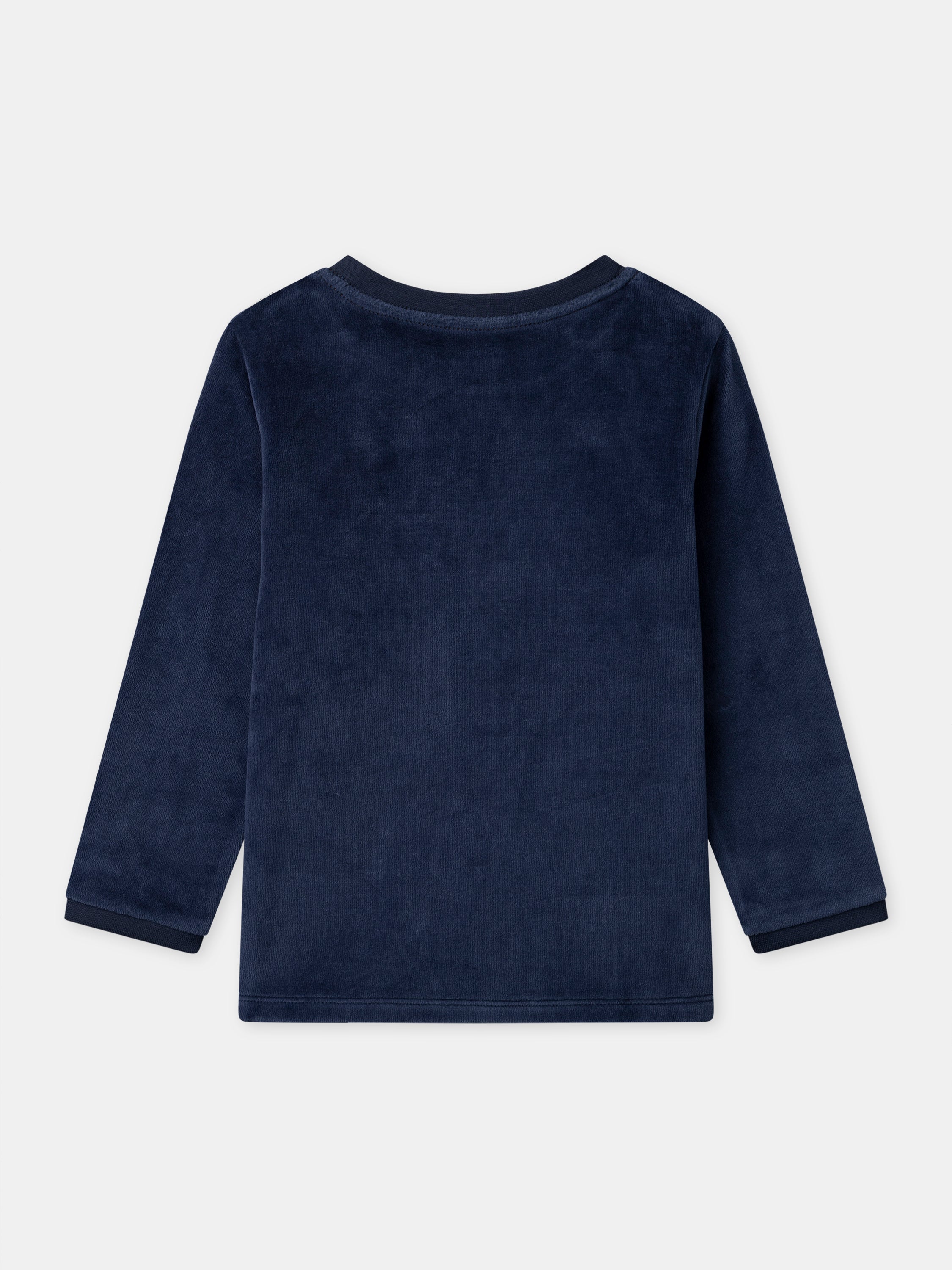 Navy Velour Pyjama + Boy's Cape