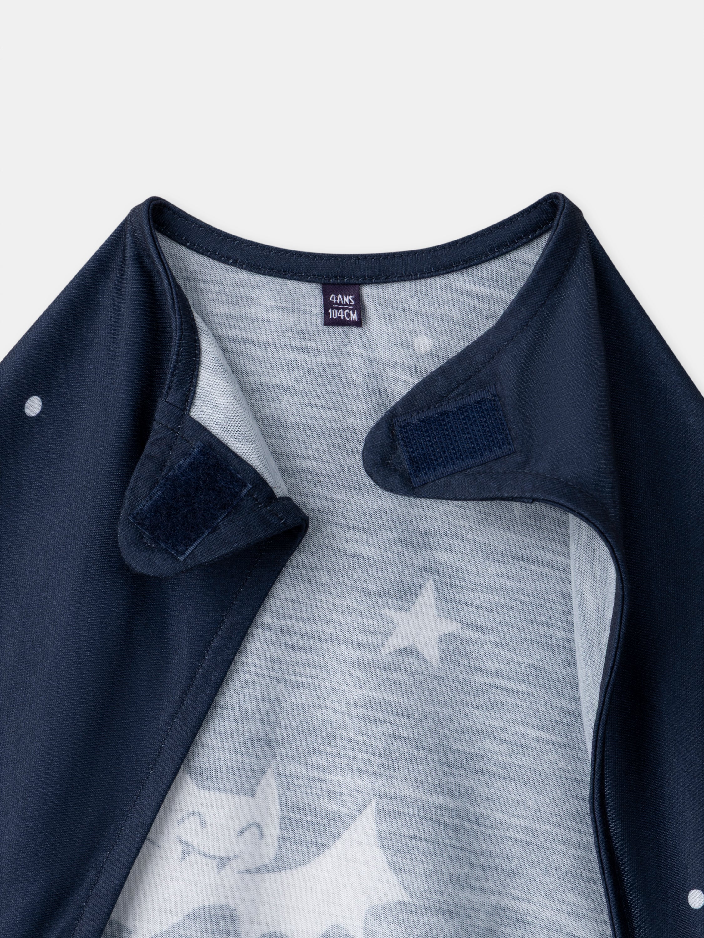 Navy Velour Pyjama + Boy's Cape