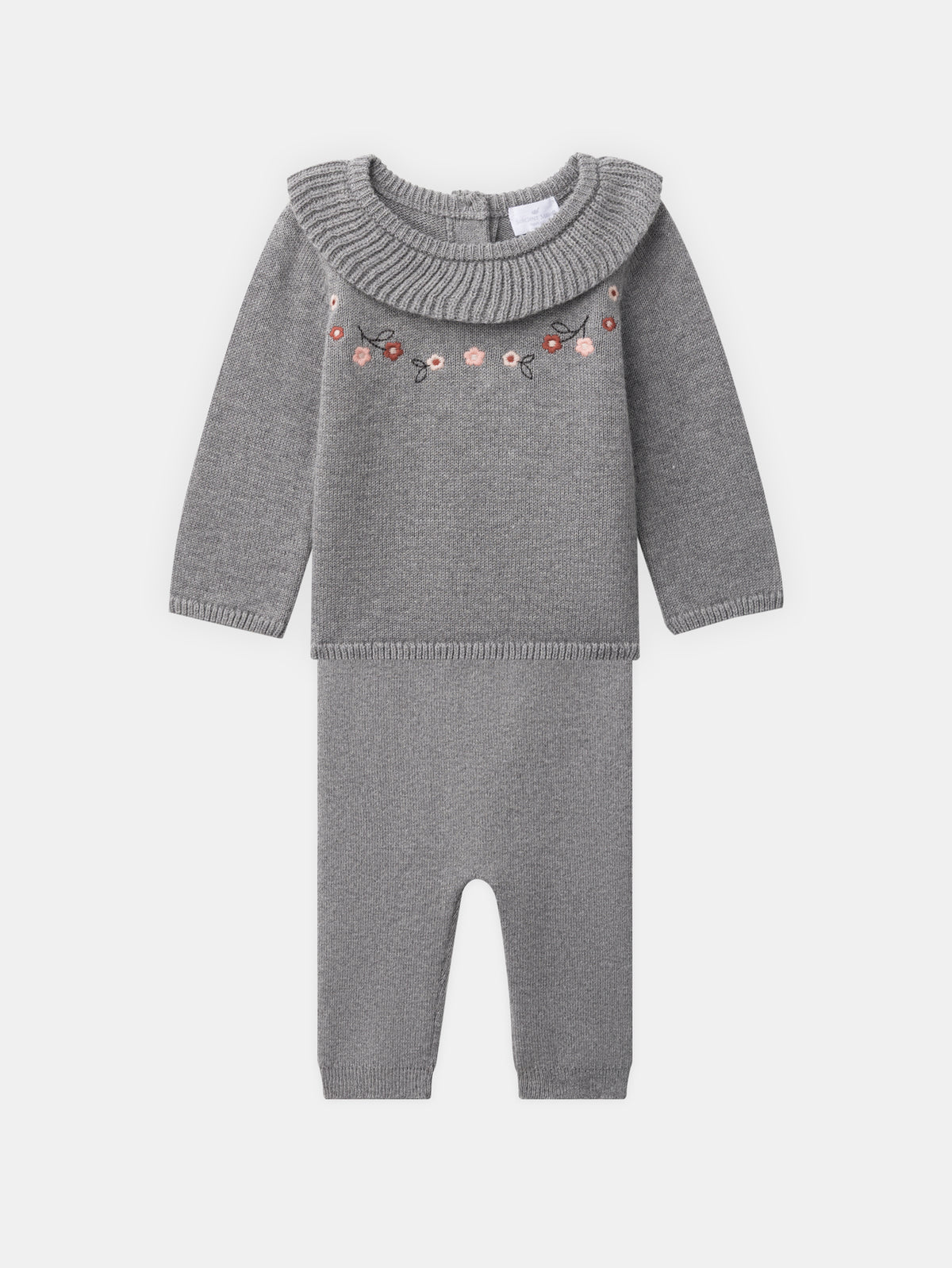 Sweater and Pants Set Gray Birth Girl
