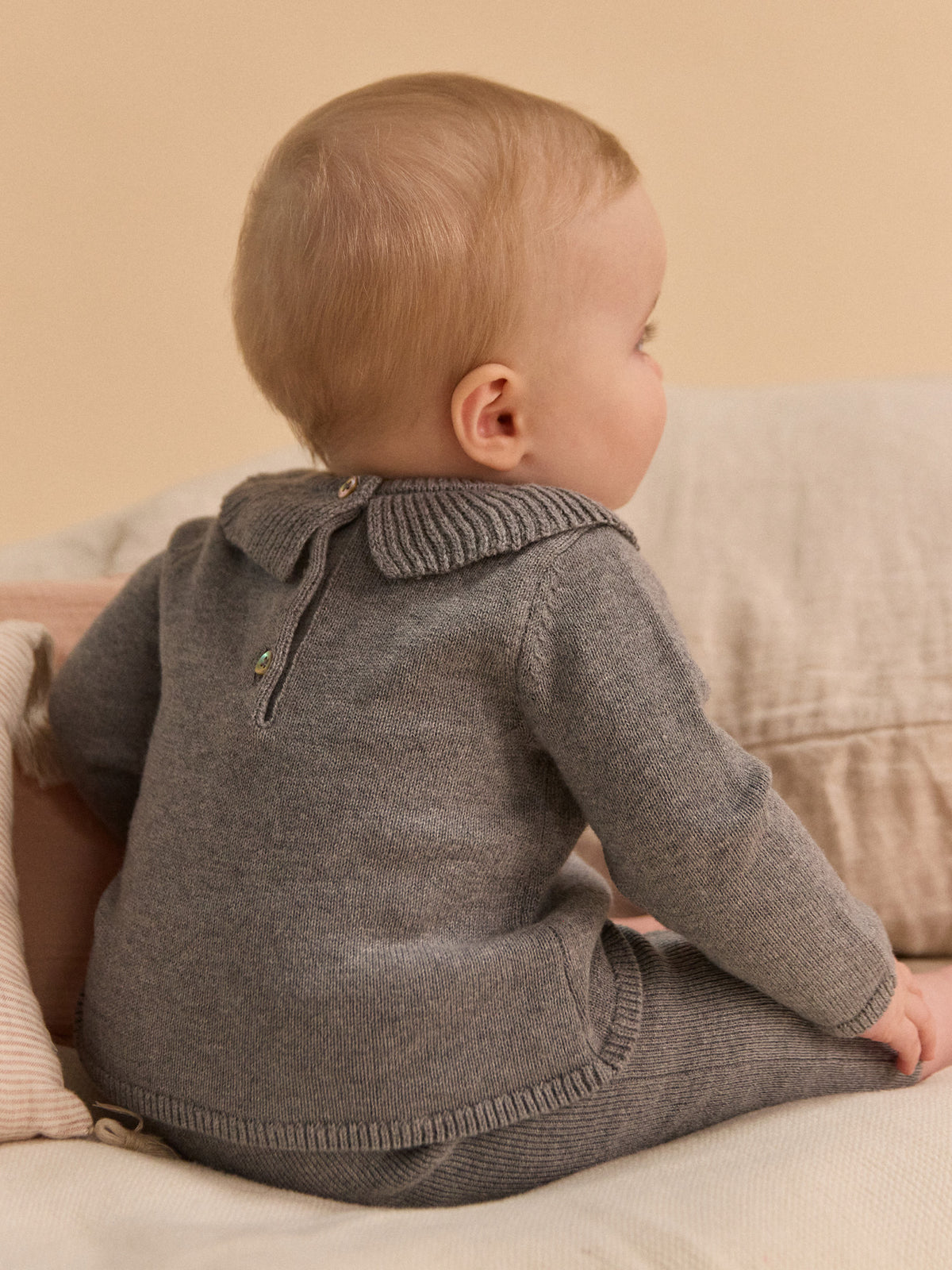 Sweater and Pants Set Gray Birth Girl