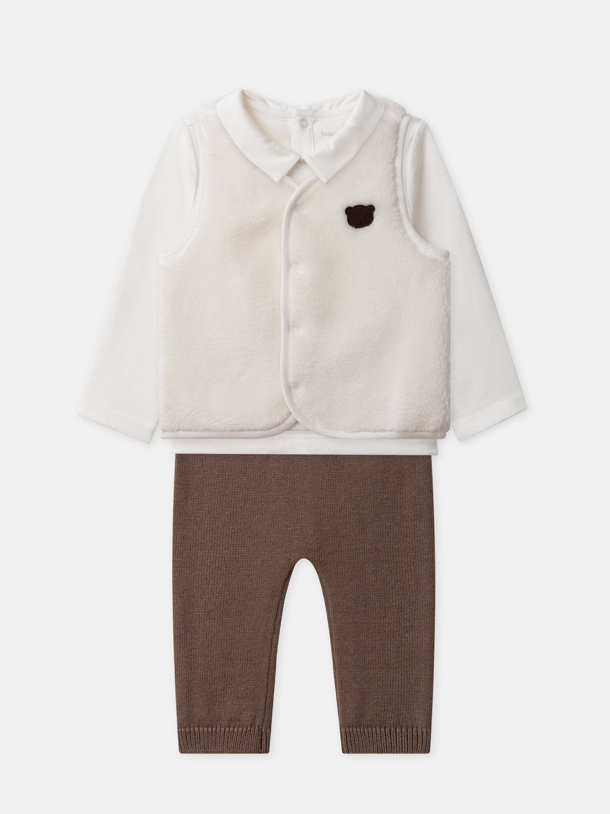 Set vest + body T-shirt + pants Birth Boy