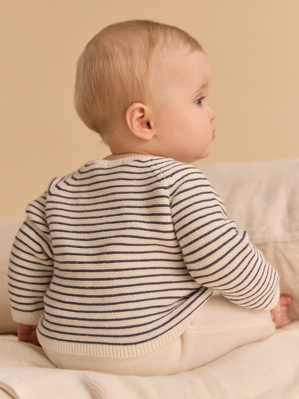 Knitted Set with Cardigan + Pants + Socks for Birth Unisex