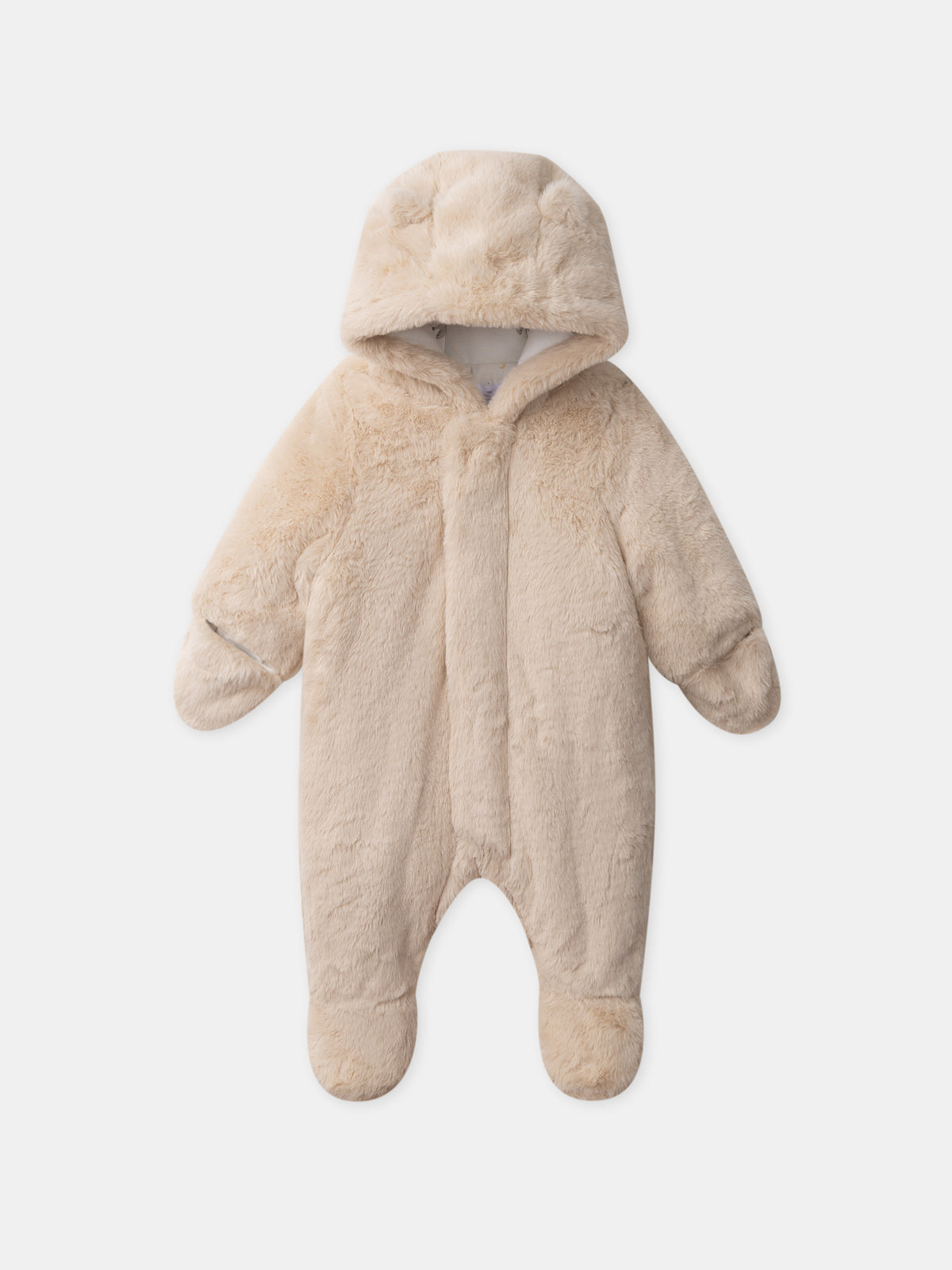 Beige Newborn Pilot Jacket Unisex