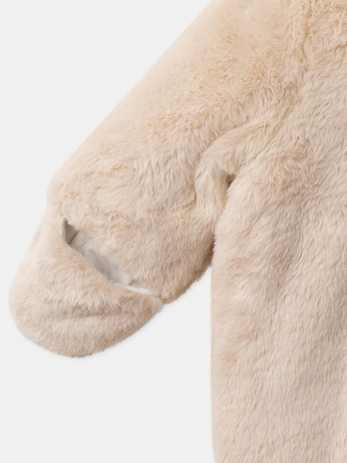 Beige Newborn Pilot Jacket Unisex