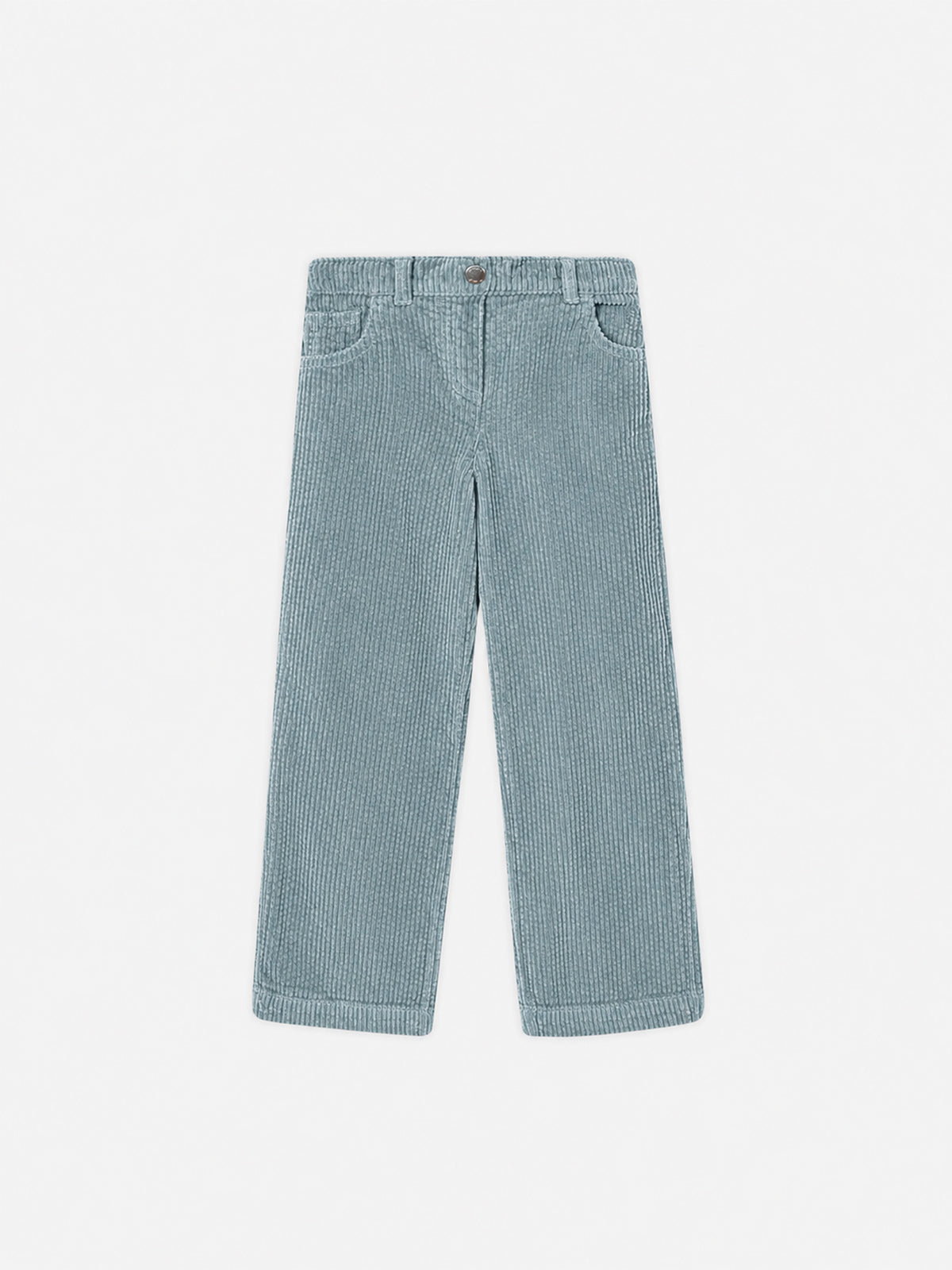 Green Velvet Pants for Girls