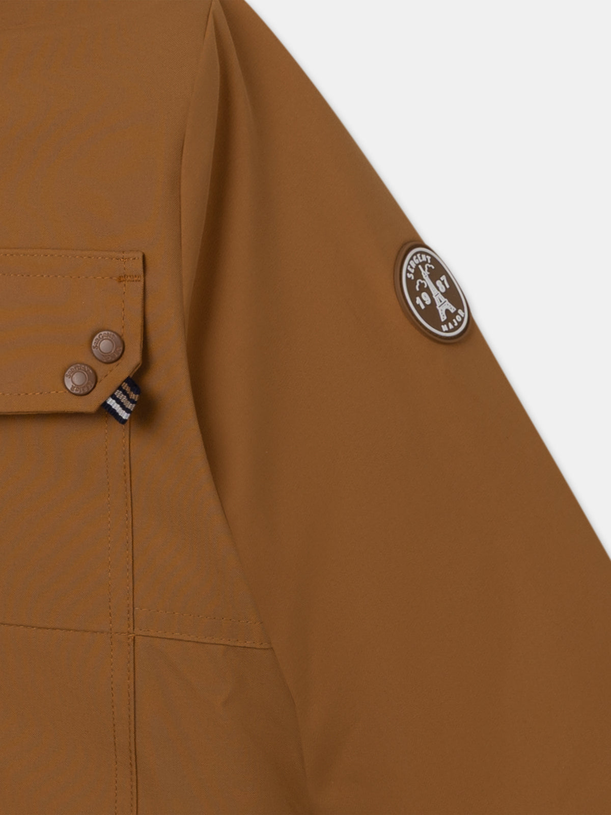 Brown 3-in-1 parka for Boy