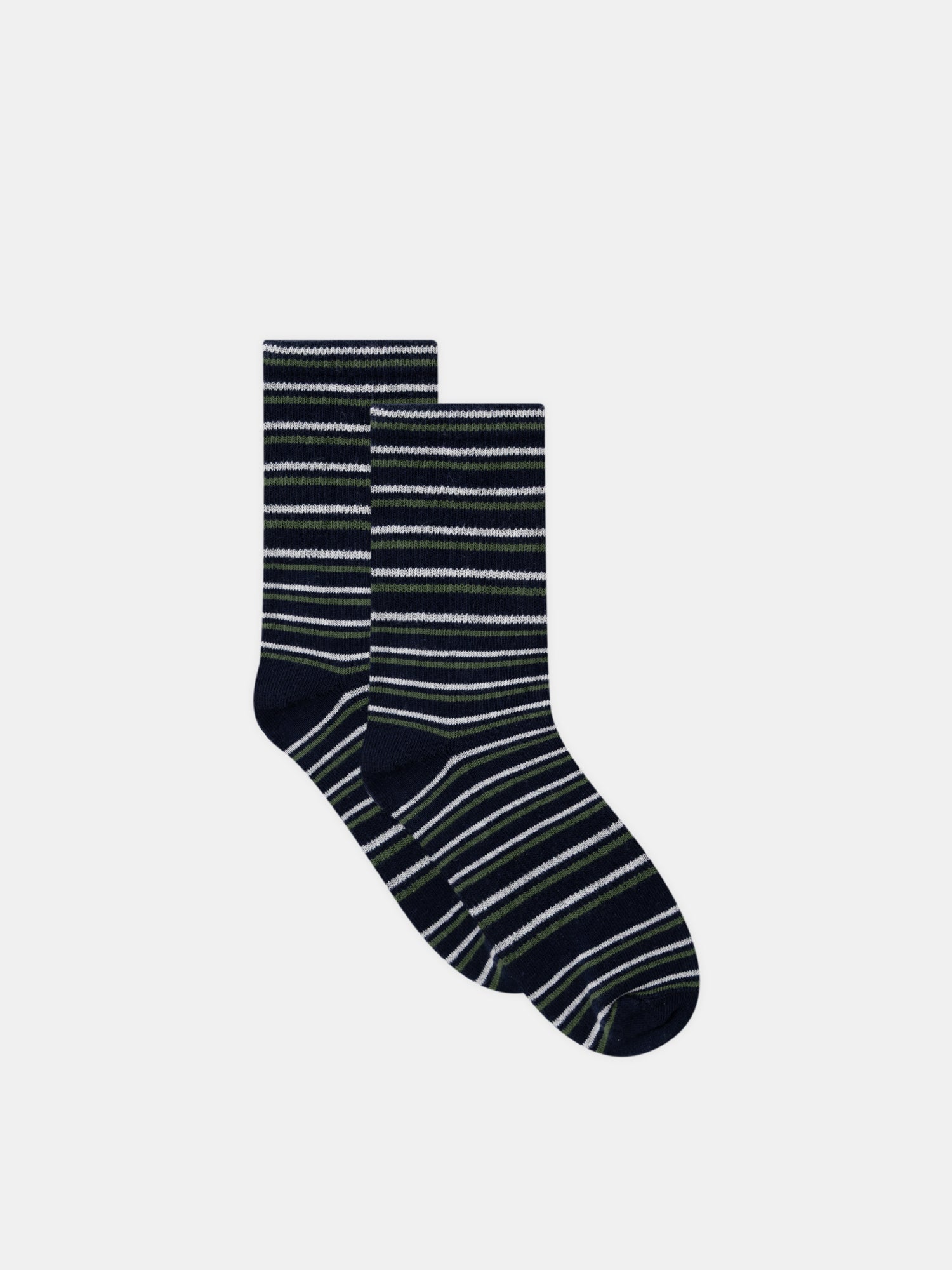 Set of 5 pairs of striped or plain socks for Boys