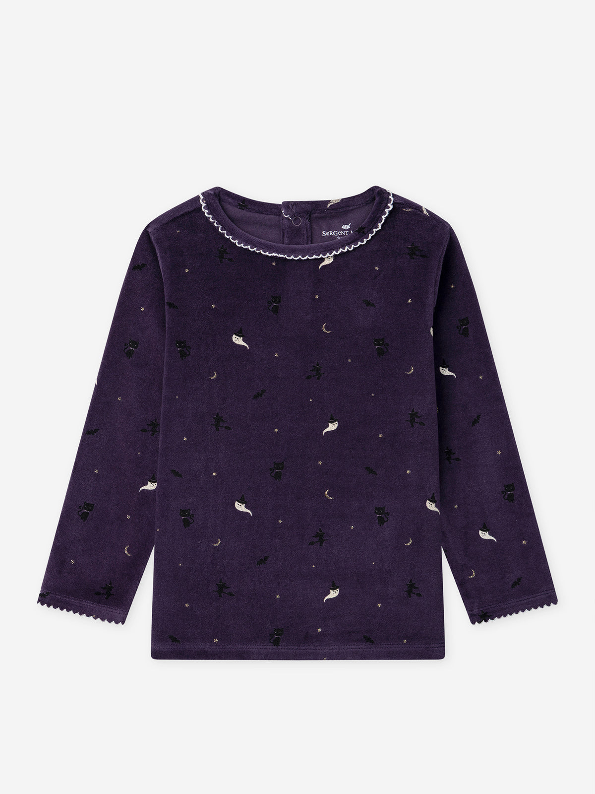 Purple Halloween Pyjamas + Bat Wings for Girls