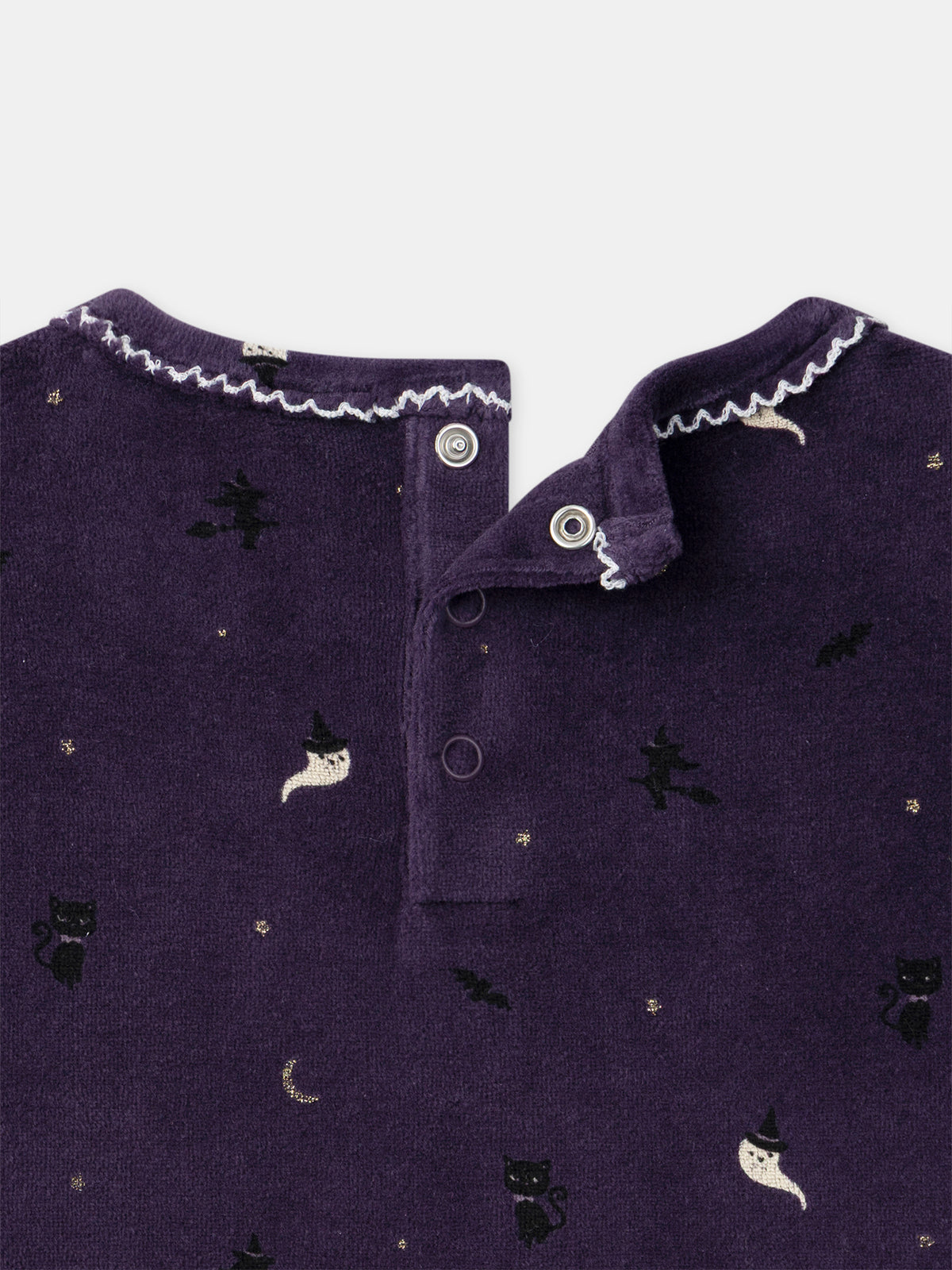 Purple Halloween Pyjamas + Bat Wings for Girls