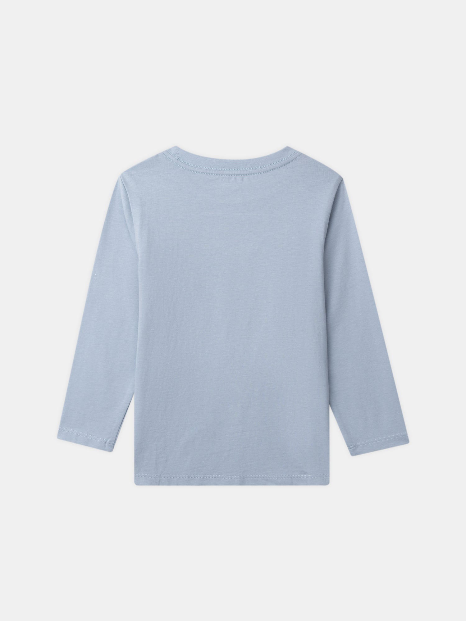 Sky Blue and Navy Blue Pajamas with Griffin Print for Boys