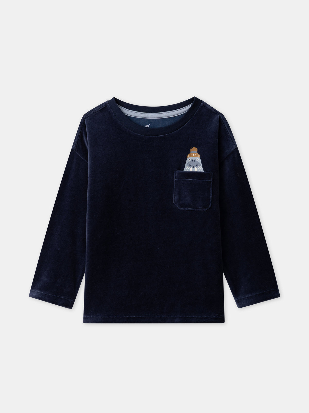 Navy blue pajama seal Boy