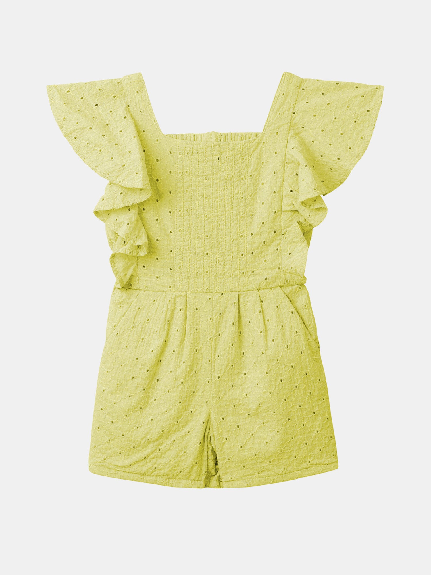 Girl Yellow Jumpsuit