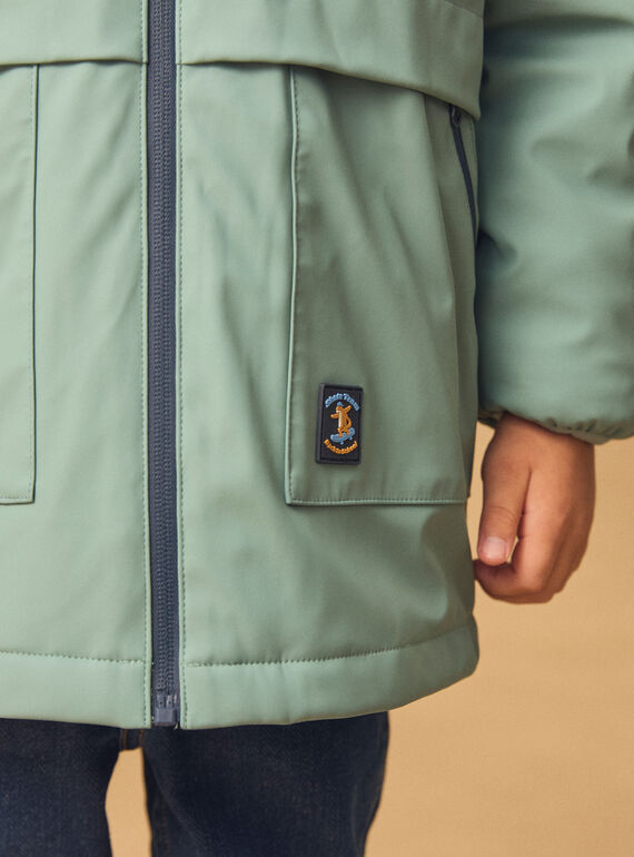 Greyish blue RAINCOAT NINIRAGE / 25H3PGE1IMP205